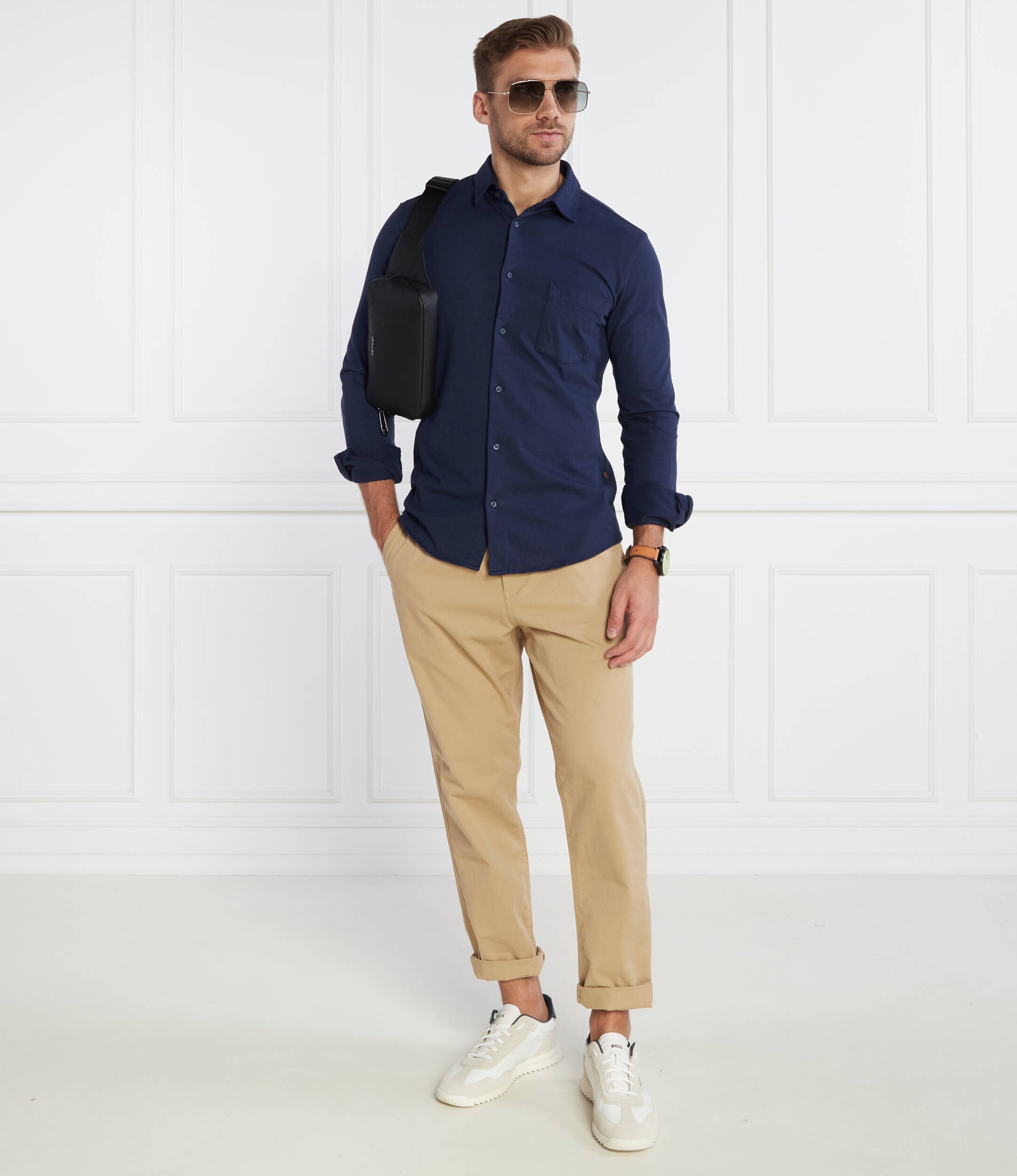 Boss Orange Cămașă Mysoft_2 | Slim Fit
