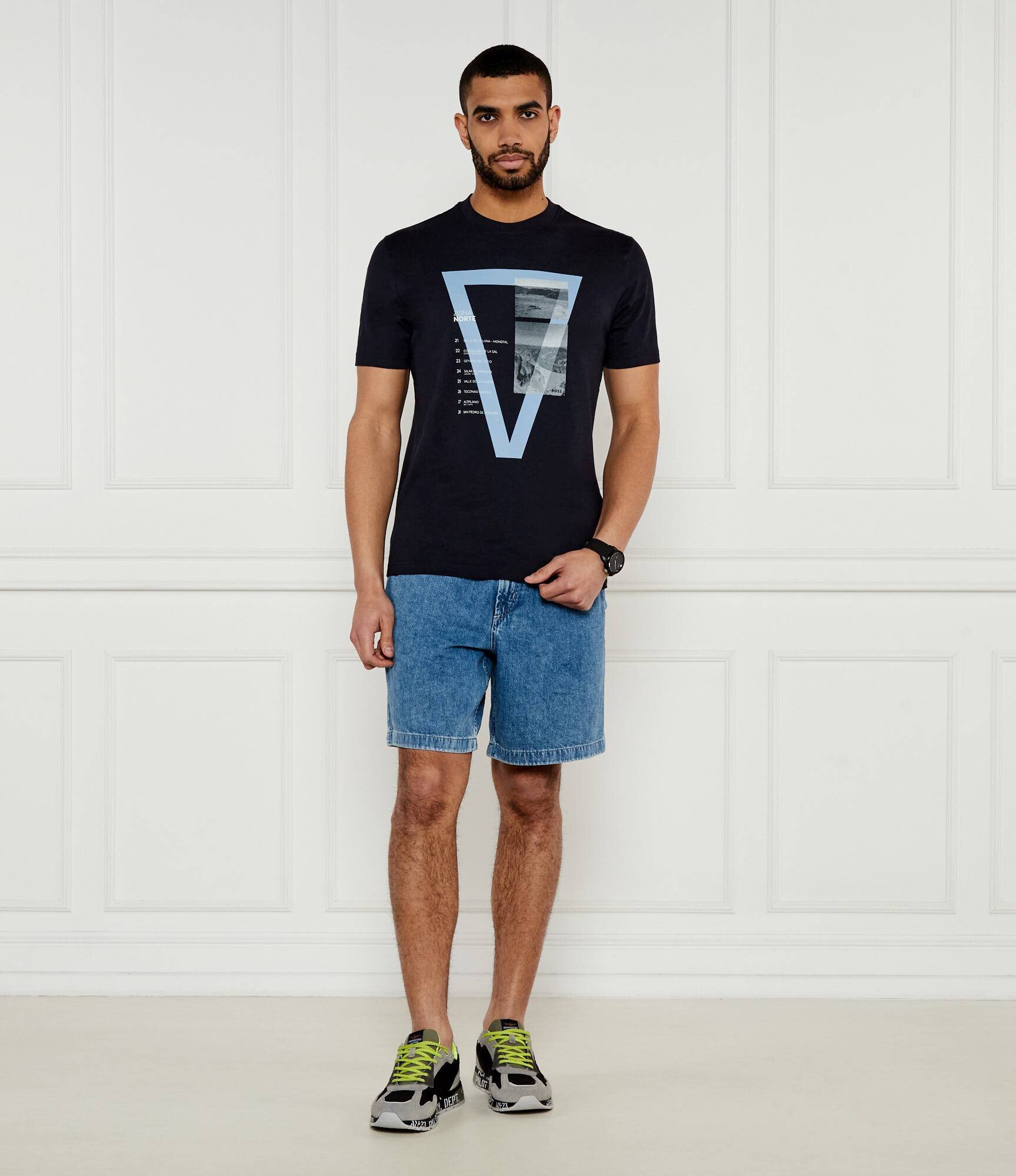 Boss Orange De blugi pantaloni scurți Sandrew | Relaxed fit
