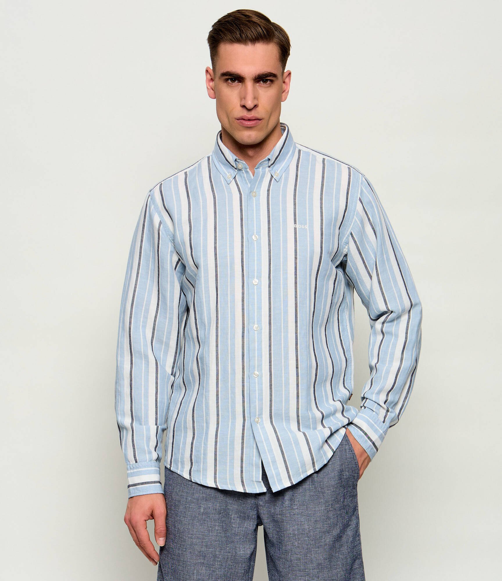 Boss Orange De in cămașă Ricoplus_M | regular fit