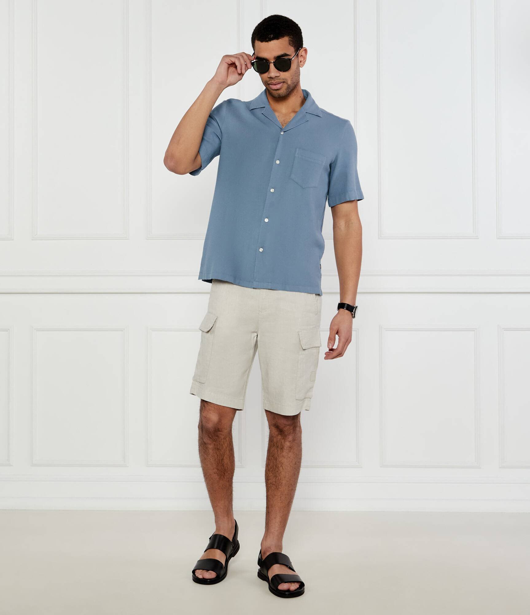 Boss Orange De in pantaloni scurți Sisla-9-Cargo | Relaxed fit