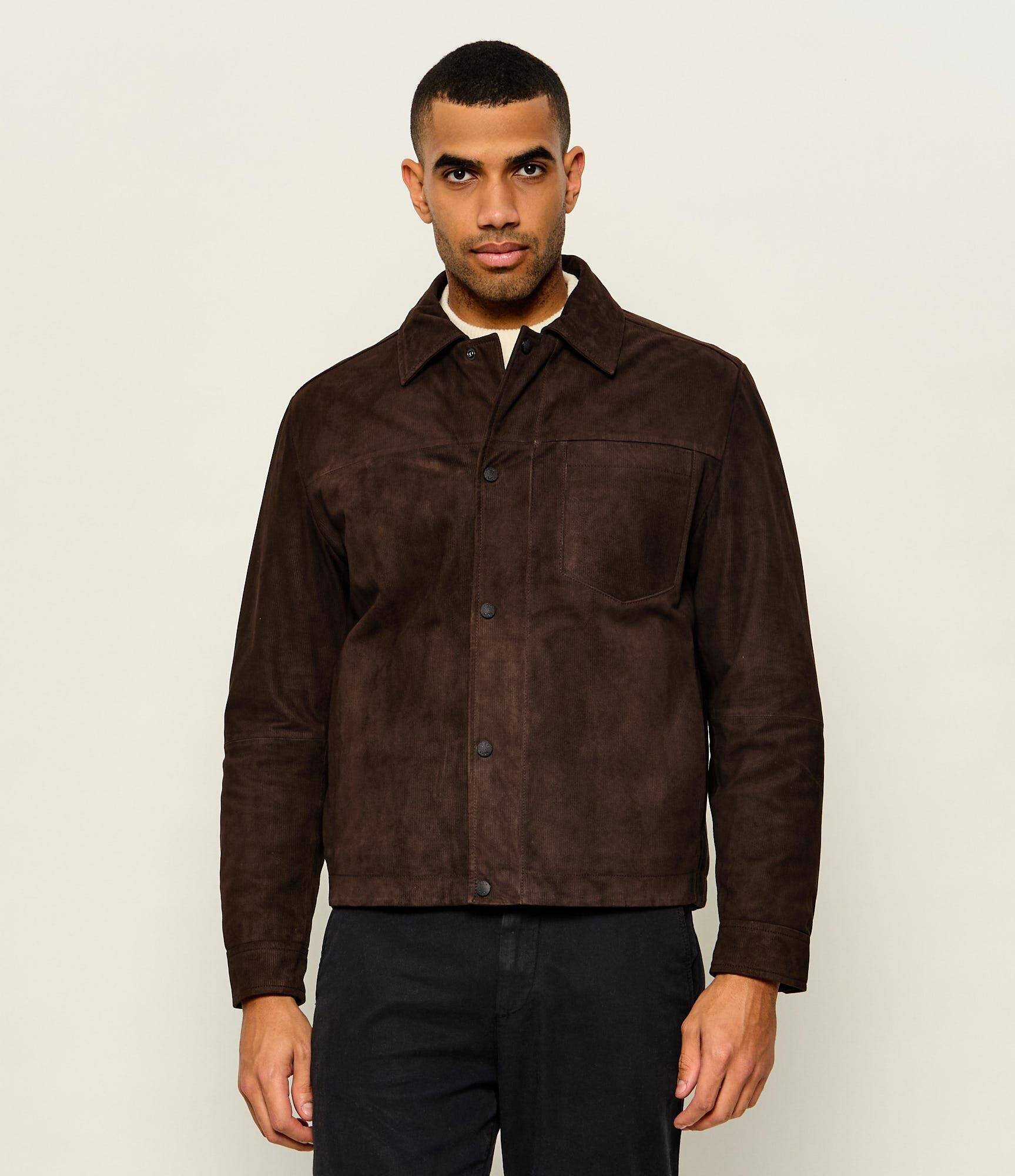 Boss Orange Geacă de piele Jomod | regular fit