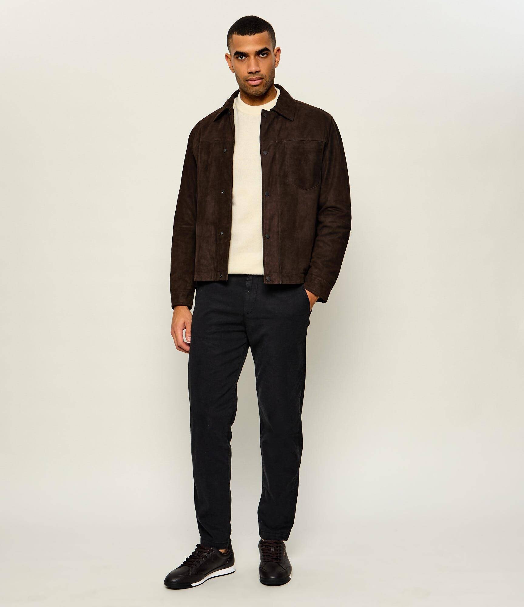 Boss Orange Geacă de piele Jomod | regular fit