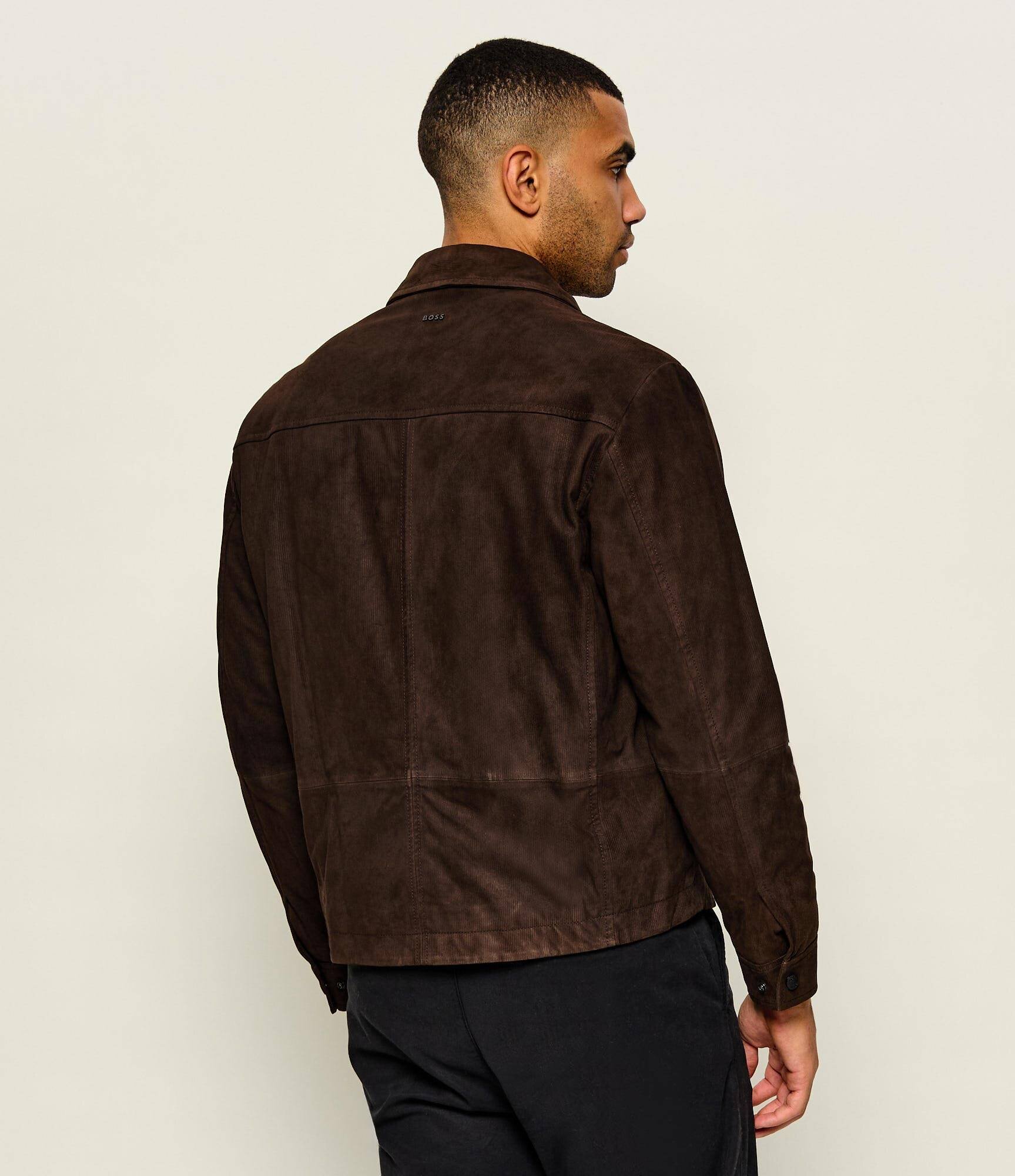 Boss Orange Geacă de piele Jomod | regular fit