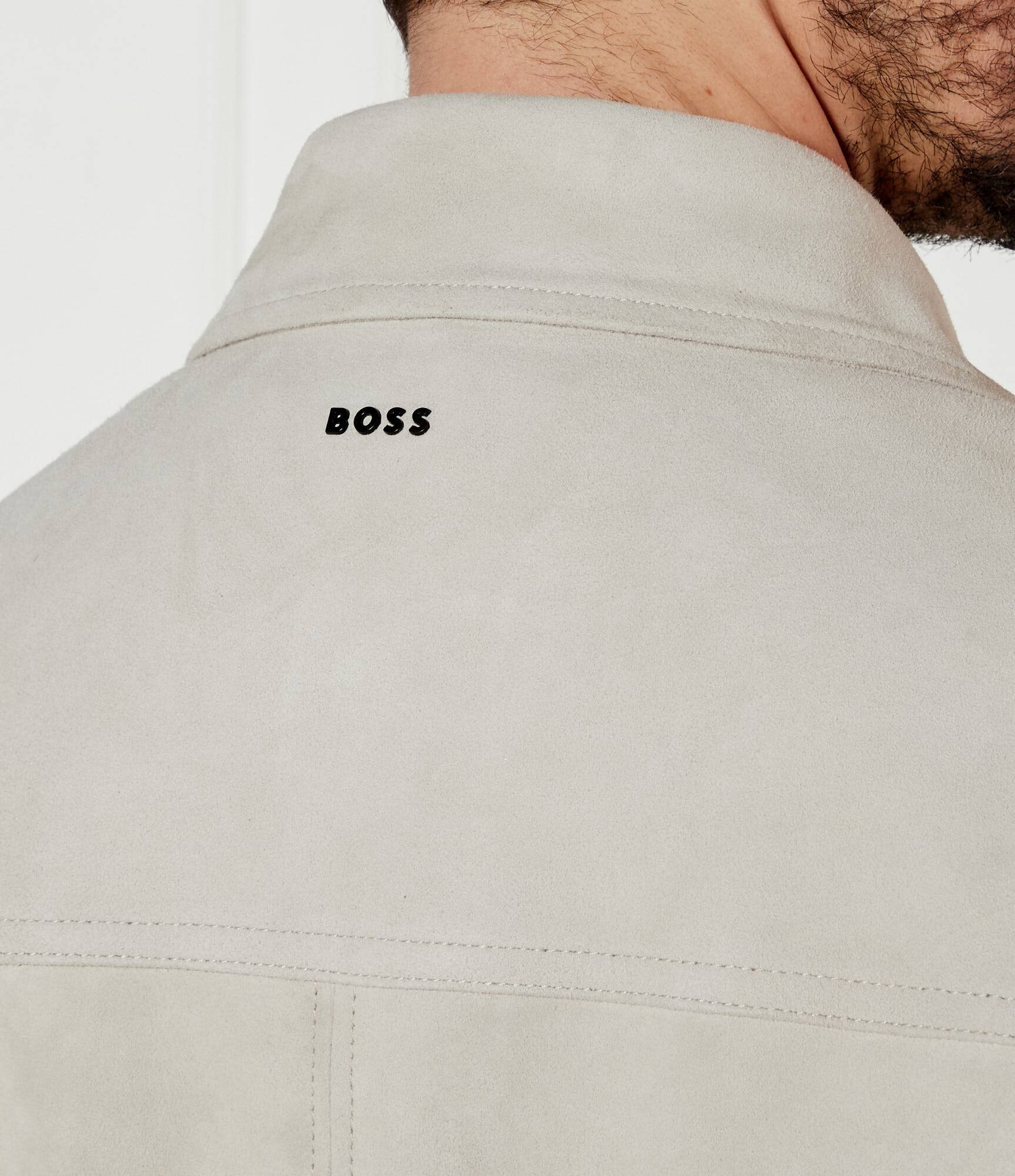 Boss Orange Geacă Jomare | regular fit | piele întoarsă