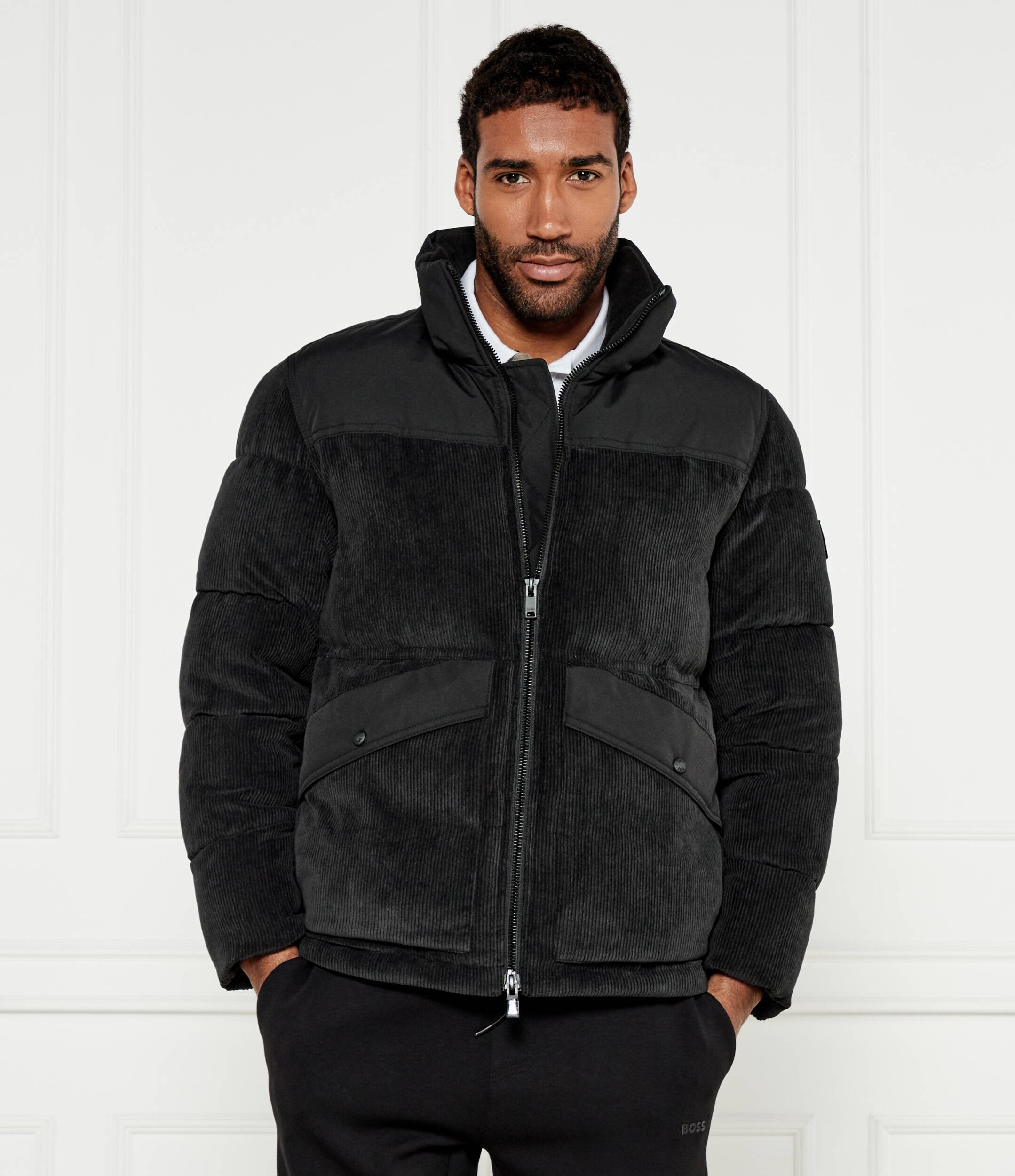 Boss Orange Geacă Odope | regular fit | catifea reiată