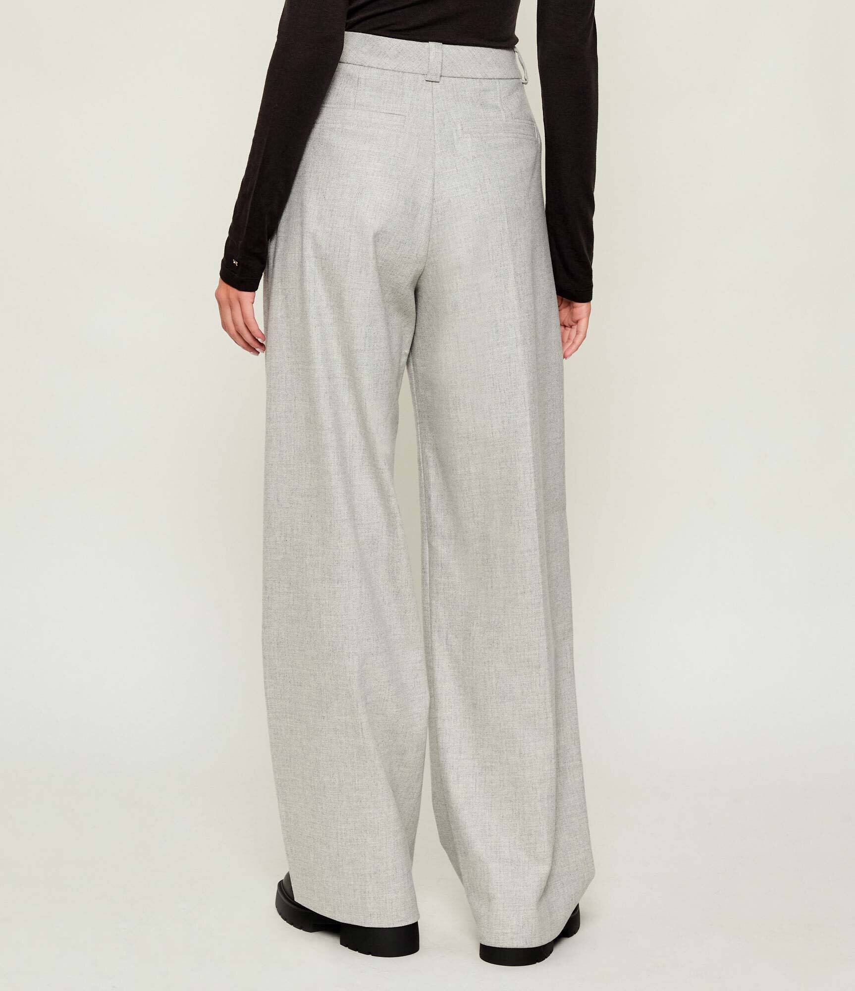 Boss Orange Pantaloni C_Taflong | Relaxed fit cu adaos de lână