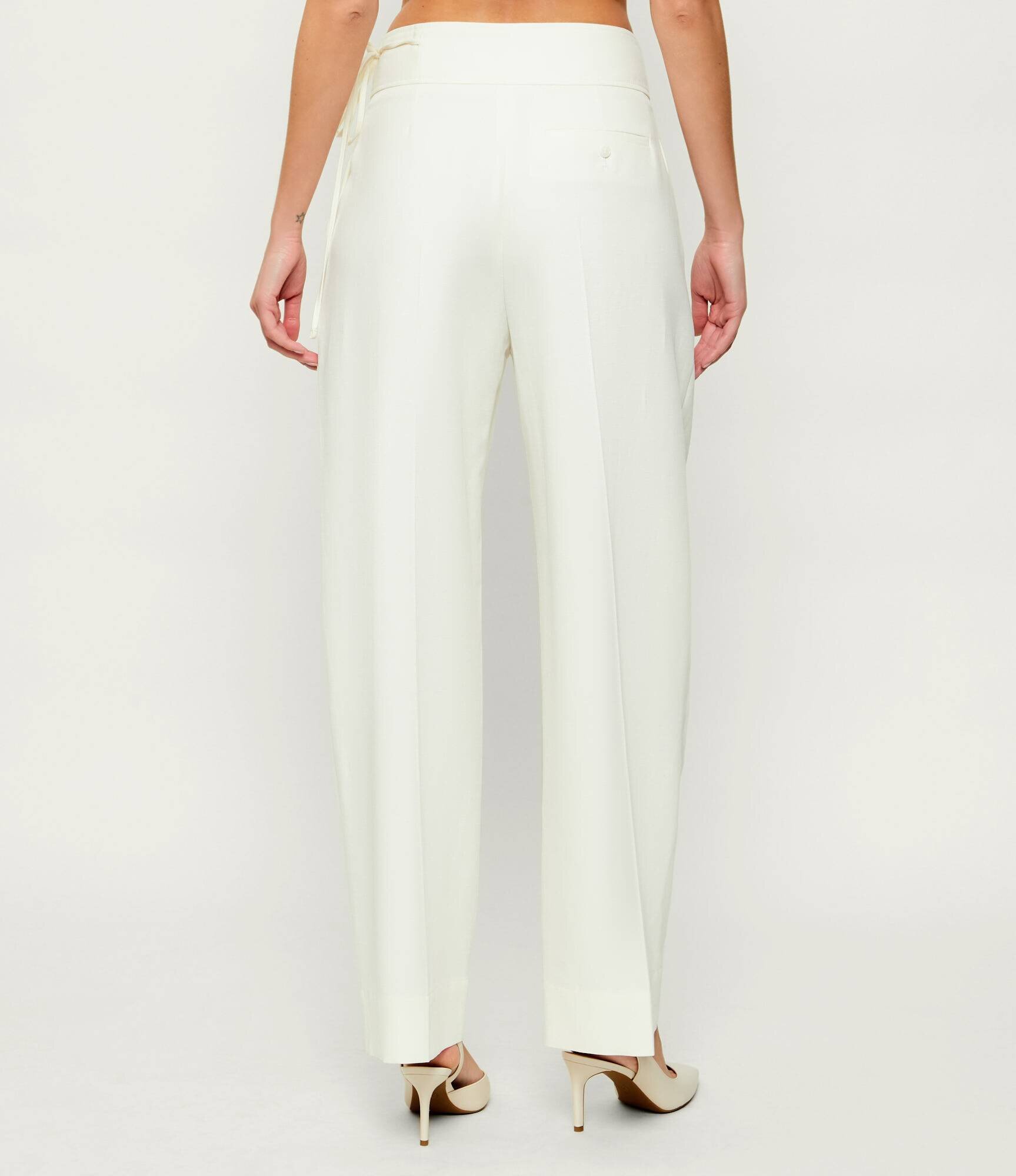 Boss Orange Pantaloni C_Talily | Relaxed fit | cu adaos de in
