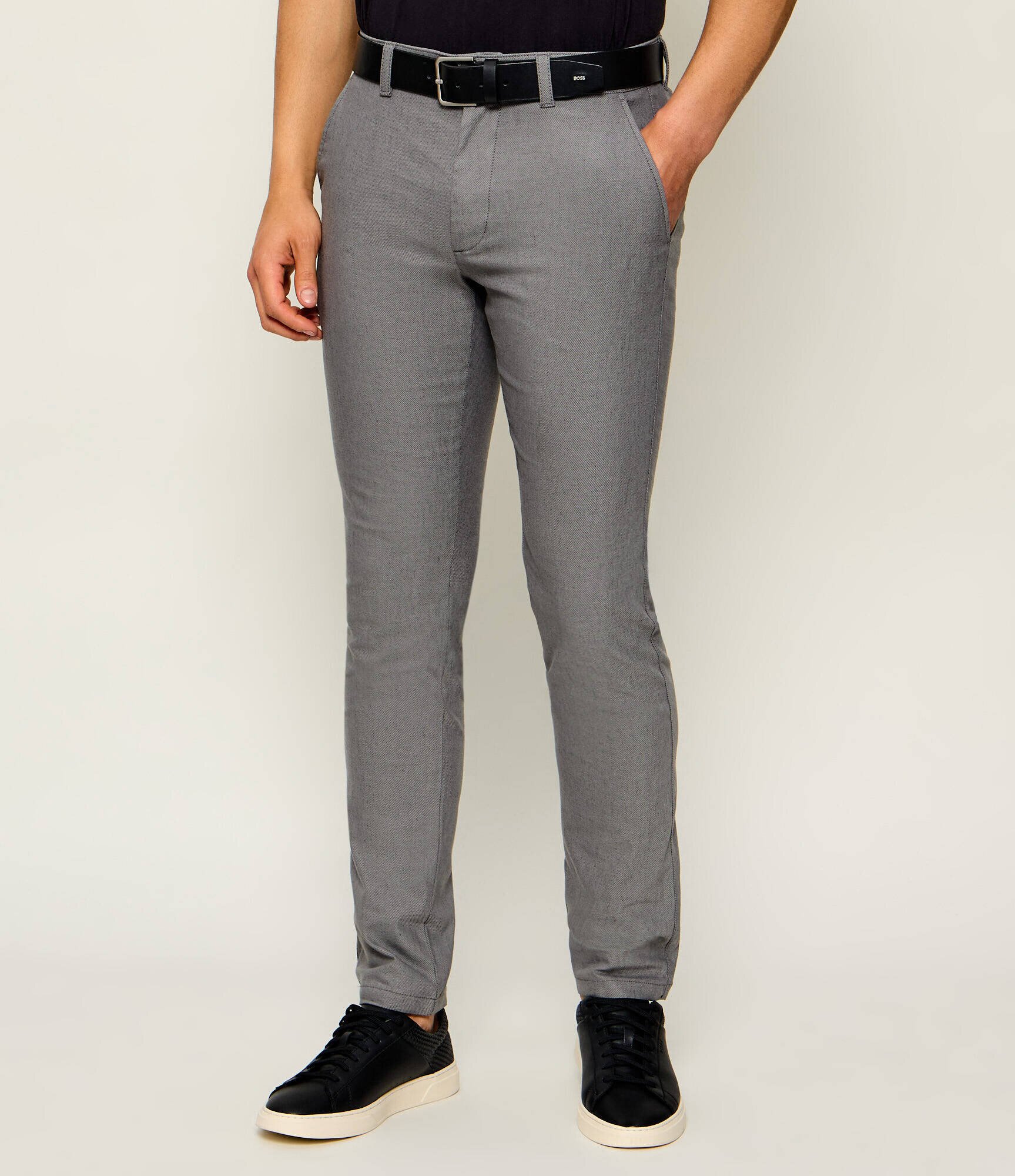 Boss Orange Pantaloni chino | Slim Fit | cu adaos de in