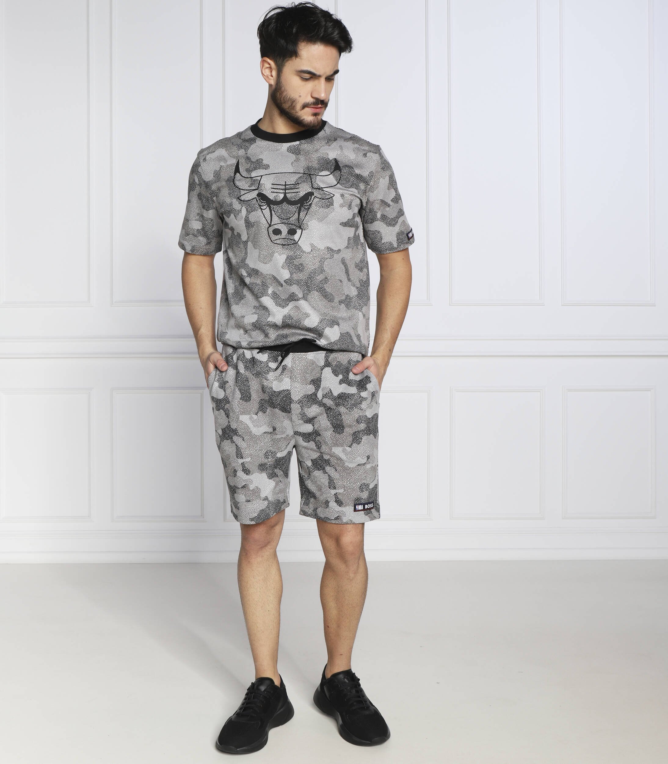 Boss Orange Pantaloni scurți BOSS x NBA Slam_Camo | Regular Fit