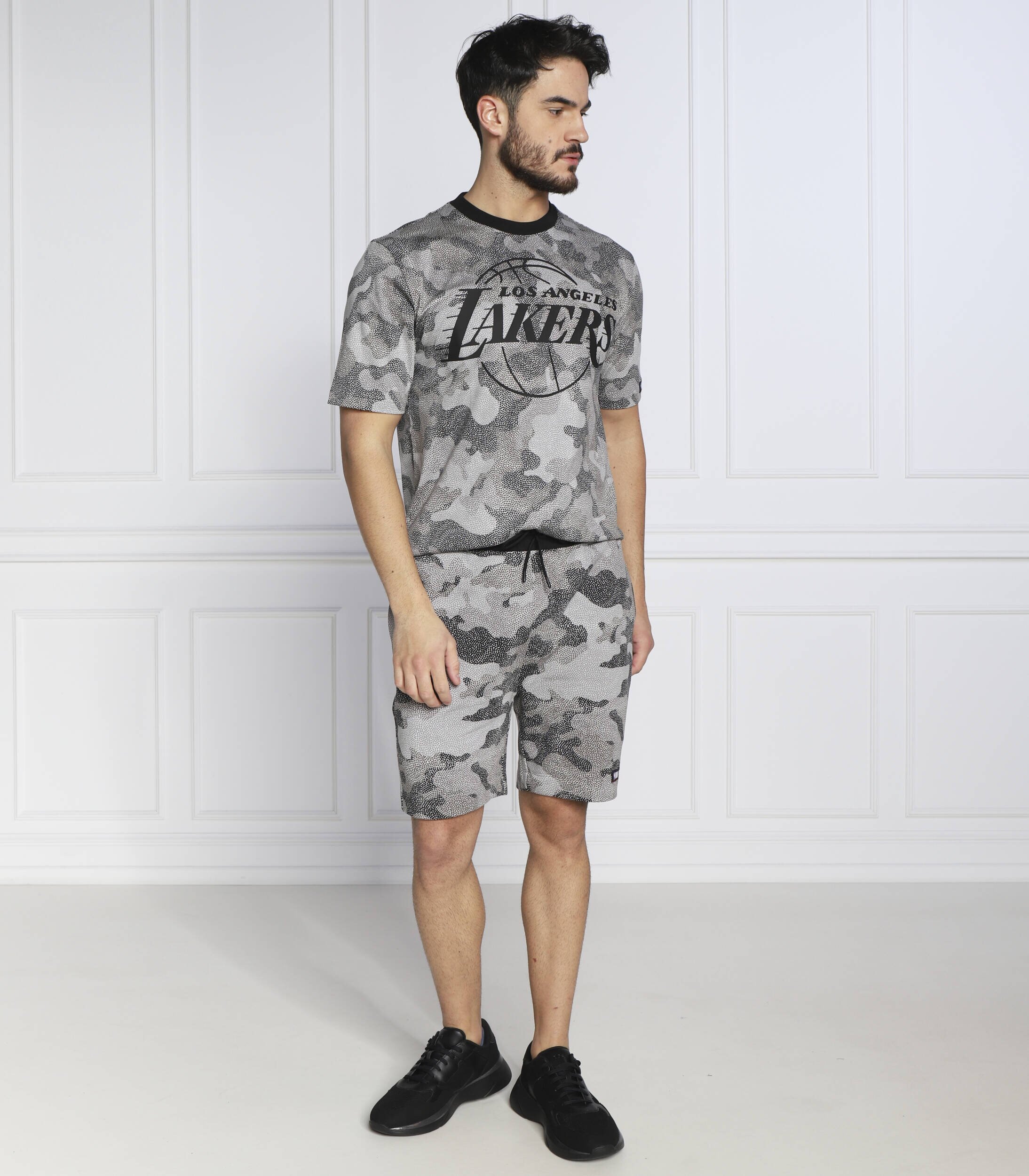 Boss Orange Pantaloni scurți BOSS x NBA Slam_Camo | Regular Fit