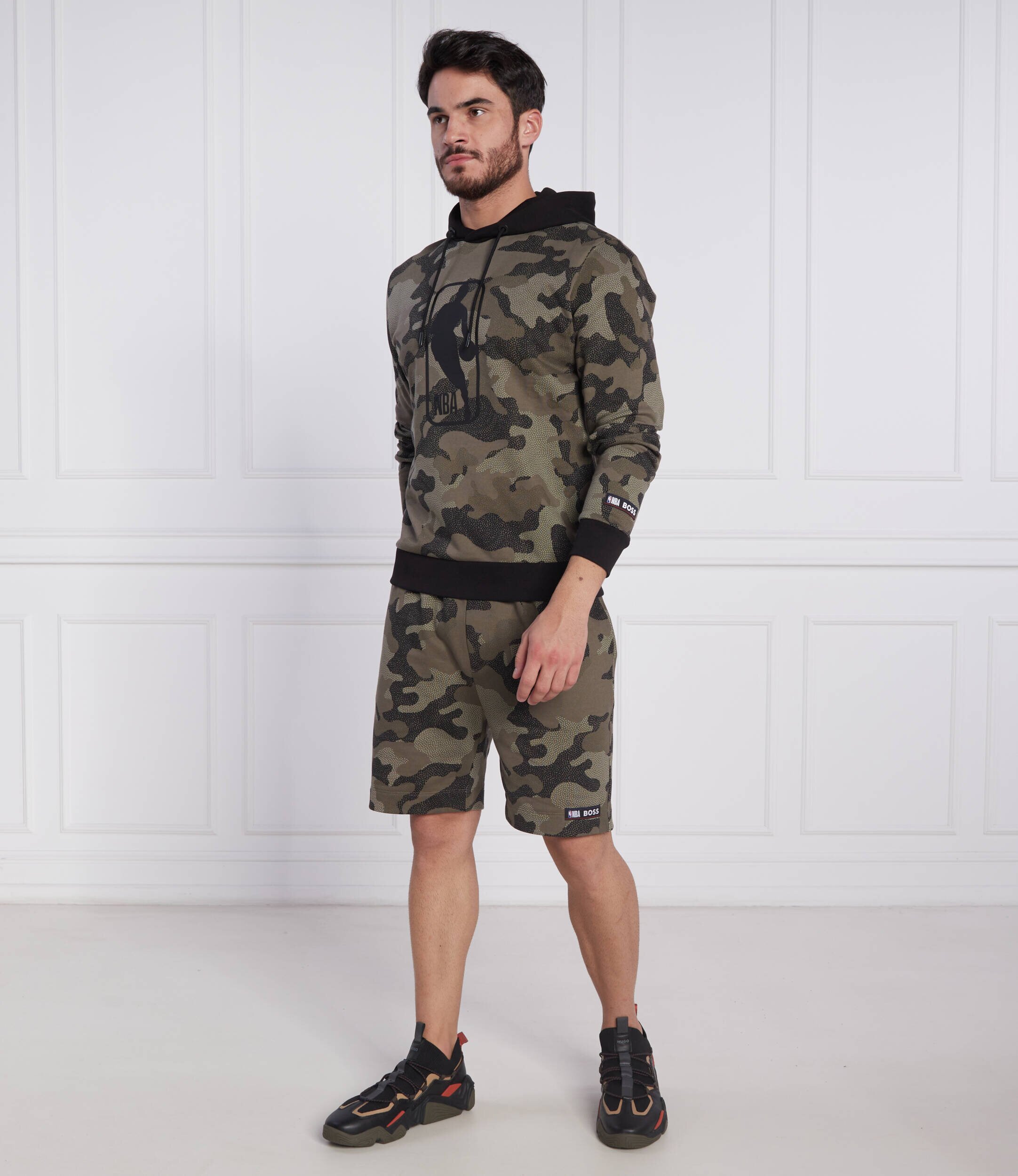Boss Orange Pantaloni scurți BOSS x NBA Slam_Camo | Regular Fit