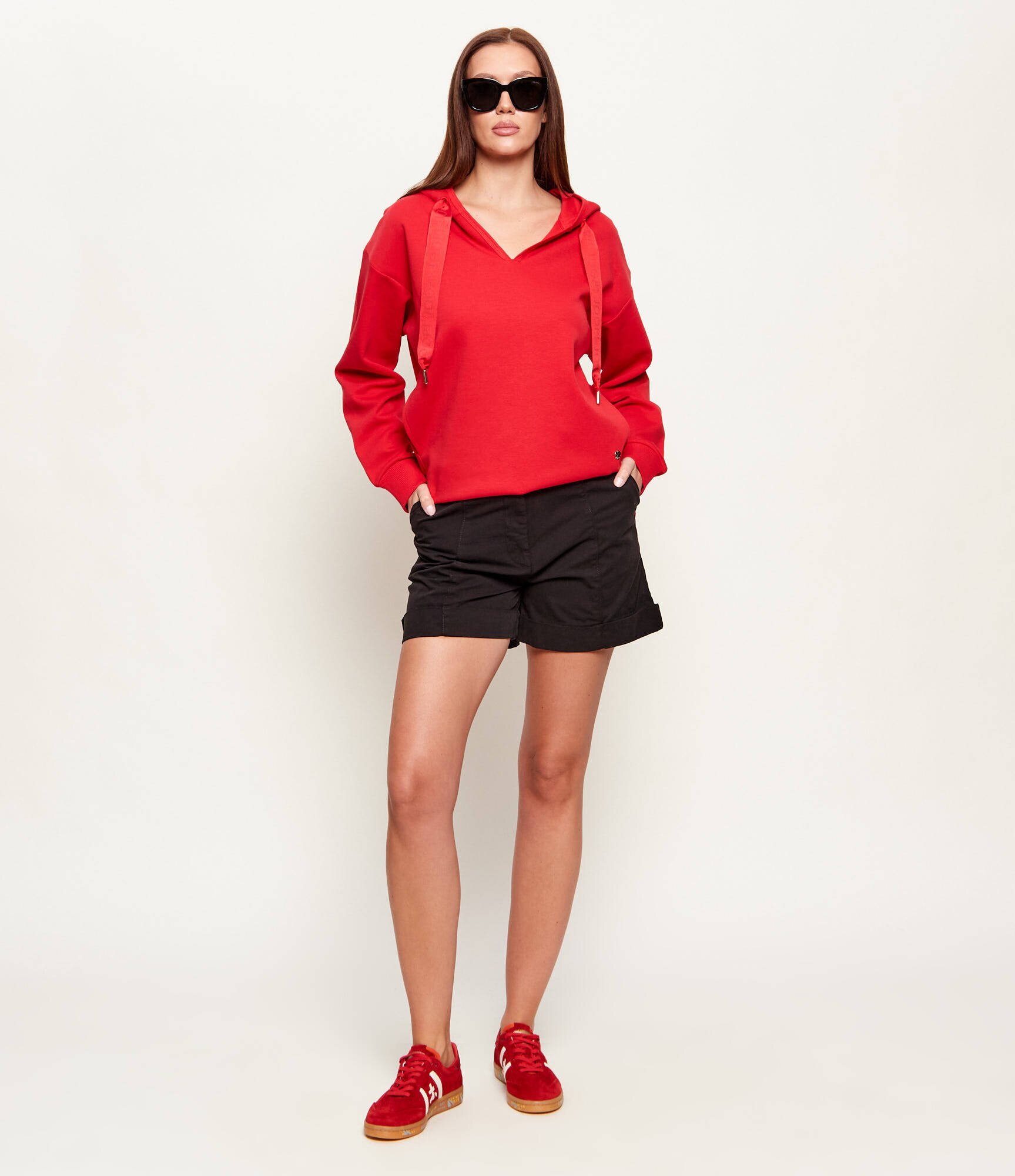 Boss Orange Pantaloni scurți C_Tanessa-D | regular fit | stretch