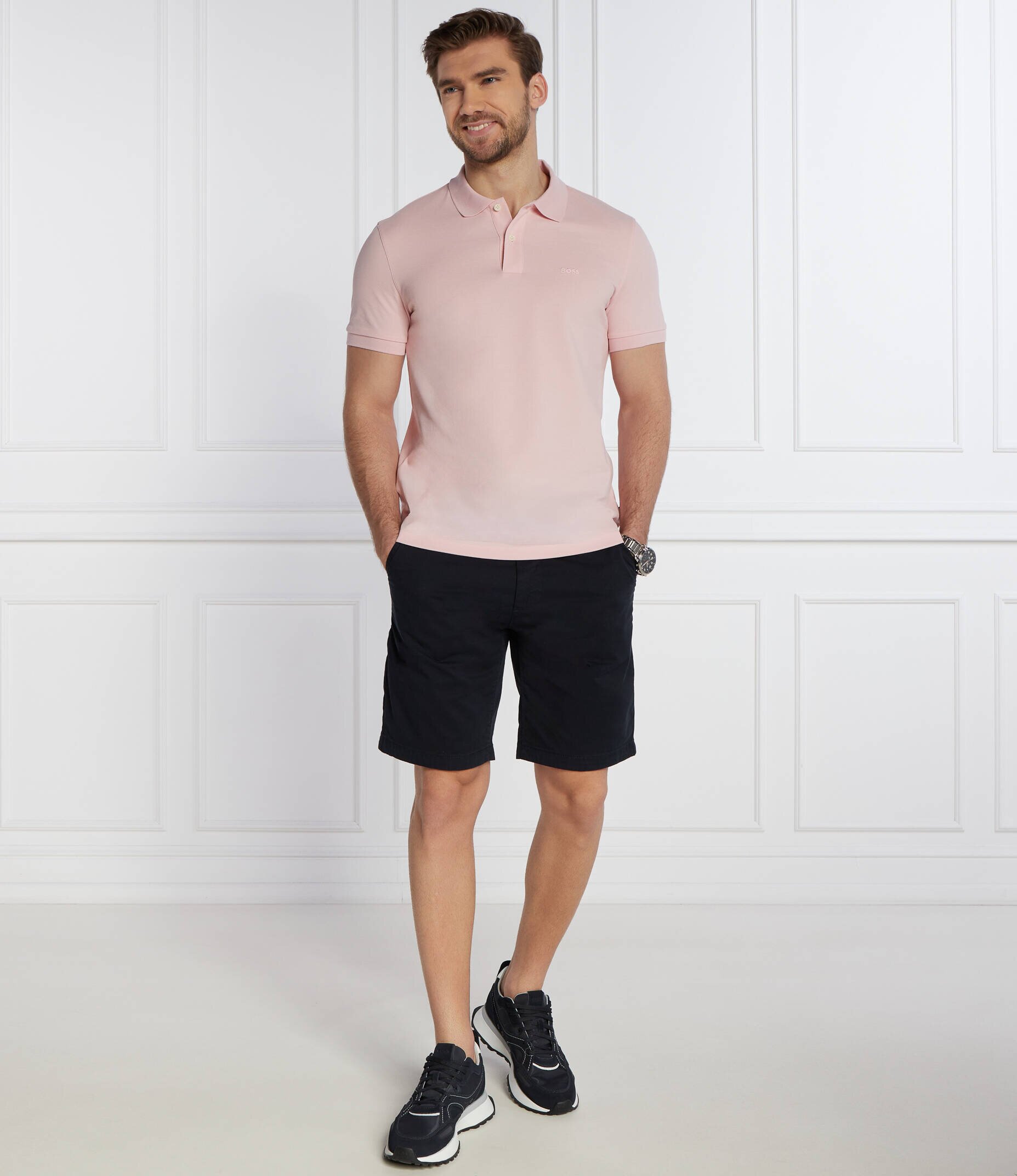 Boss Orange Pantaloni scurți chino | Slim Fit