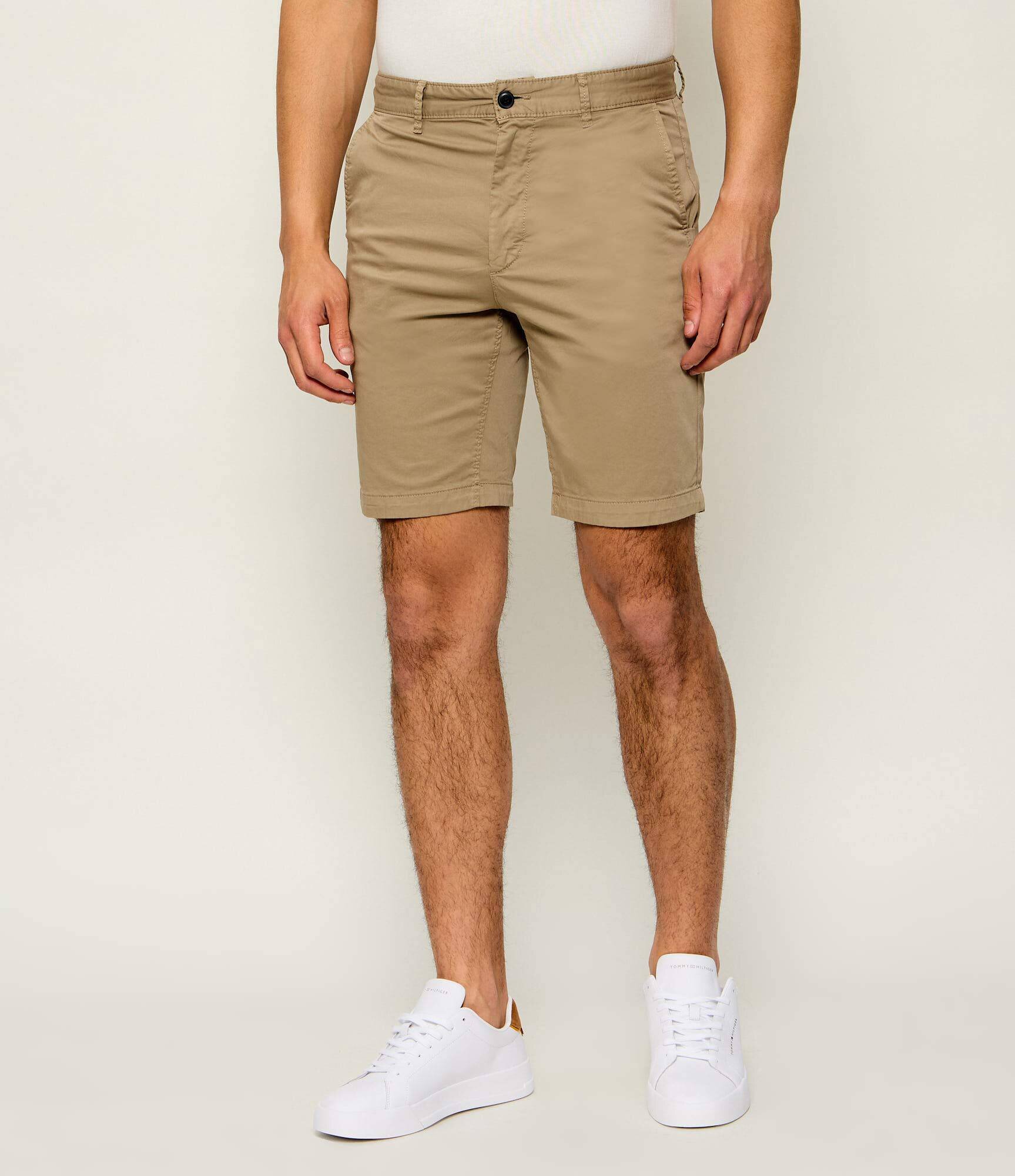 Boss Orange Pantaloni scurți chino | Slim Fit | stretch