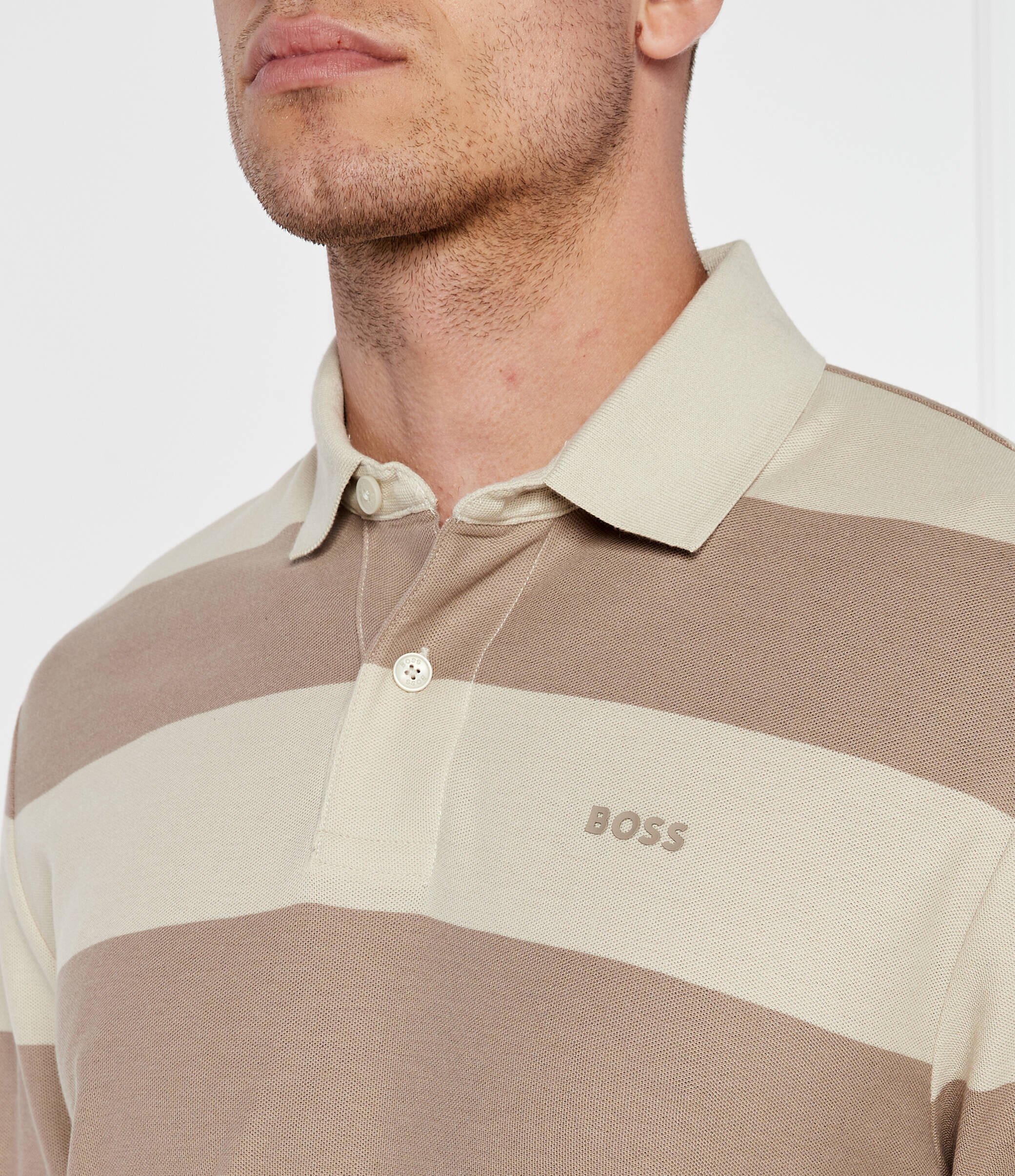 Boss Orange Polo PalesStripe | Regular Fit