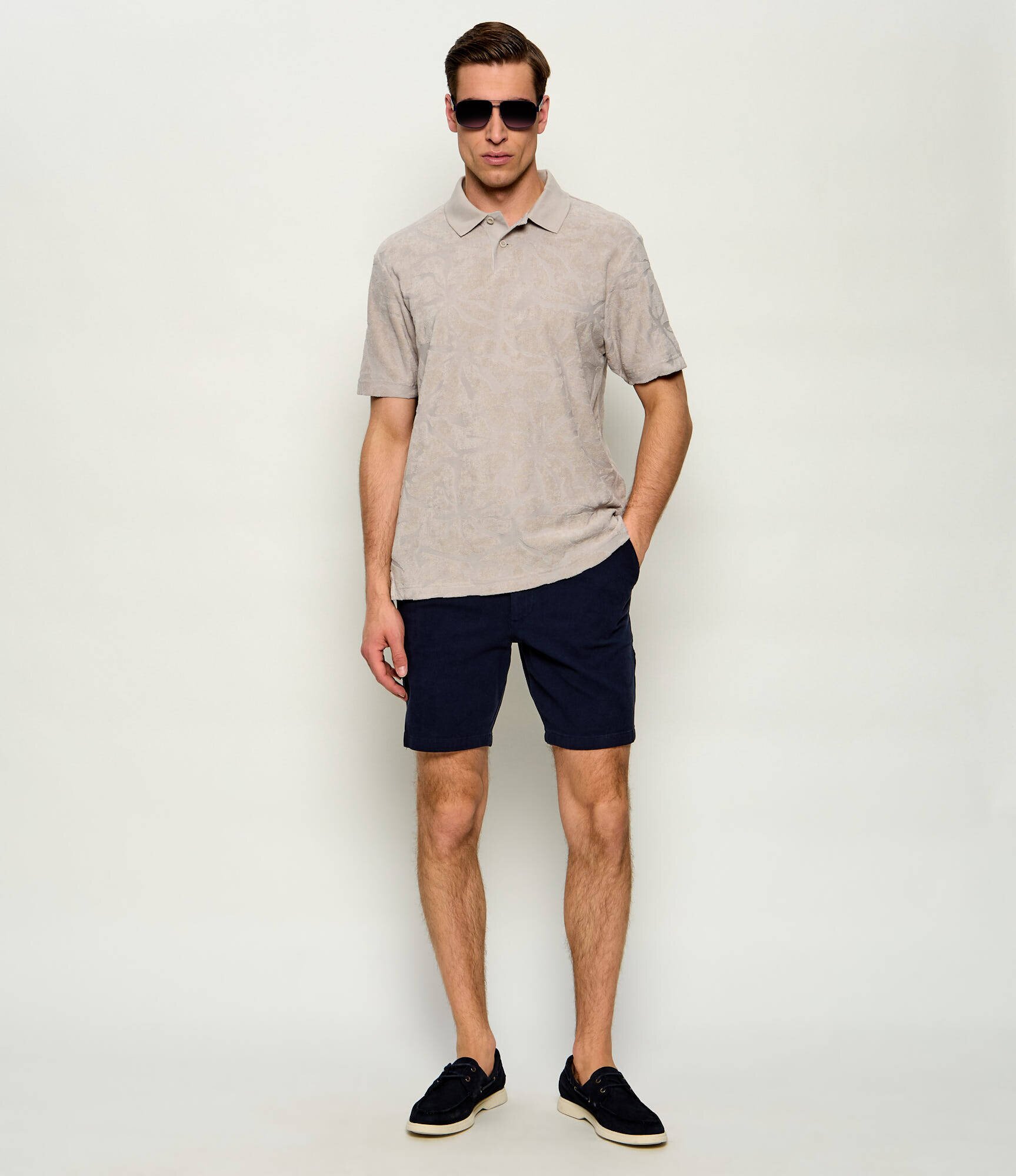 Boss Orange Polo Pe_Flower | Relaxed fit frotir