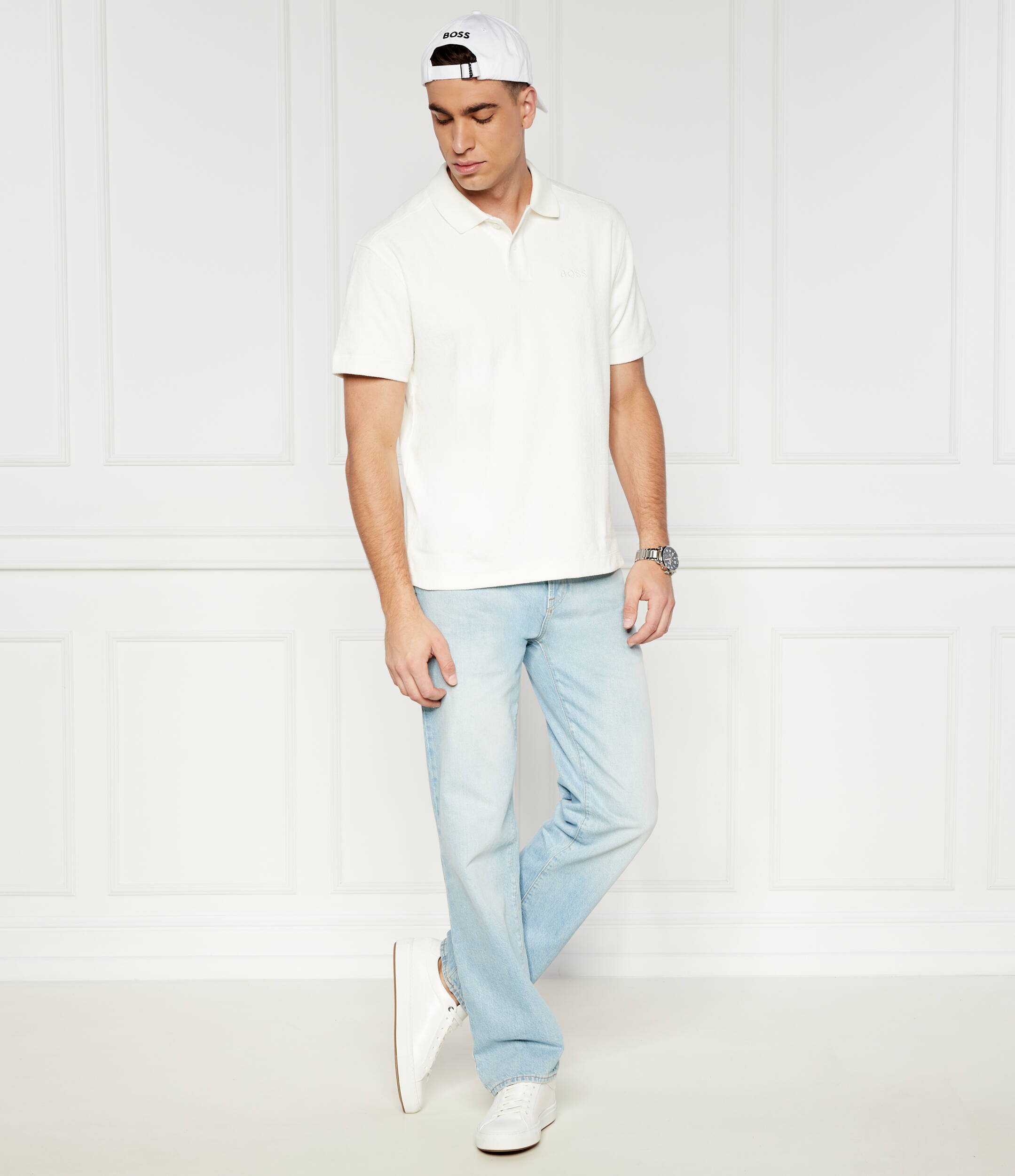 Boss Orange Polo Pe_Towel | Relaxed fit