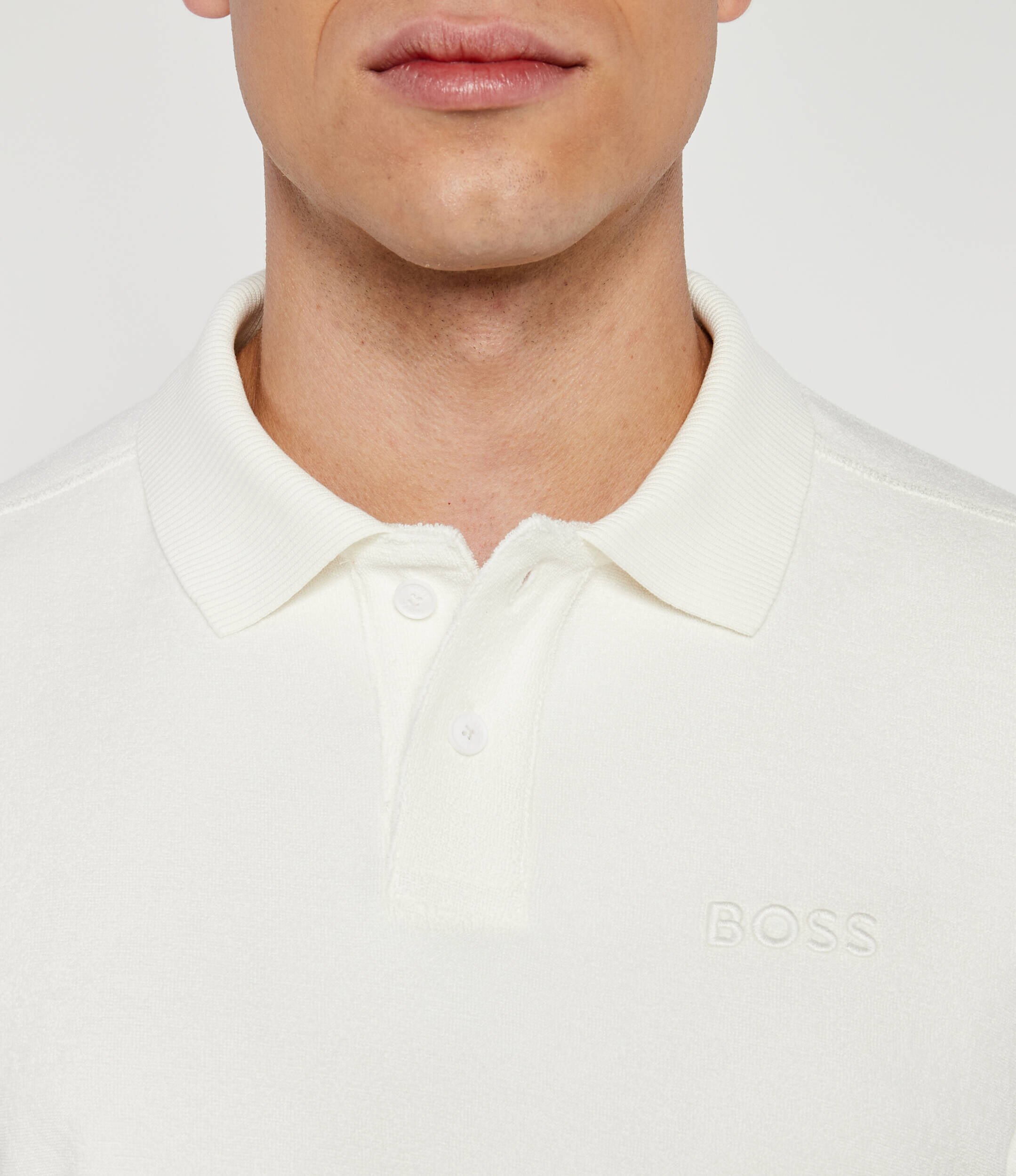 Boss Orange Polo Pe_Towel | Relaxed fit