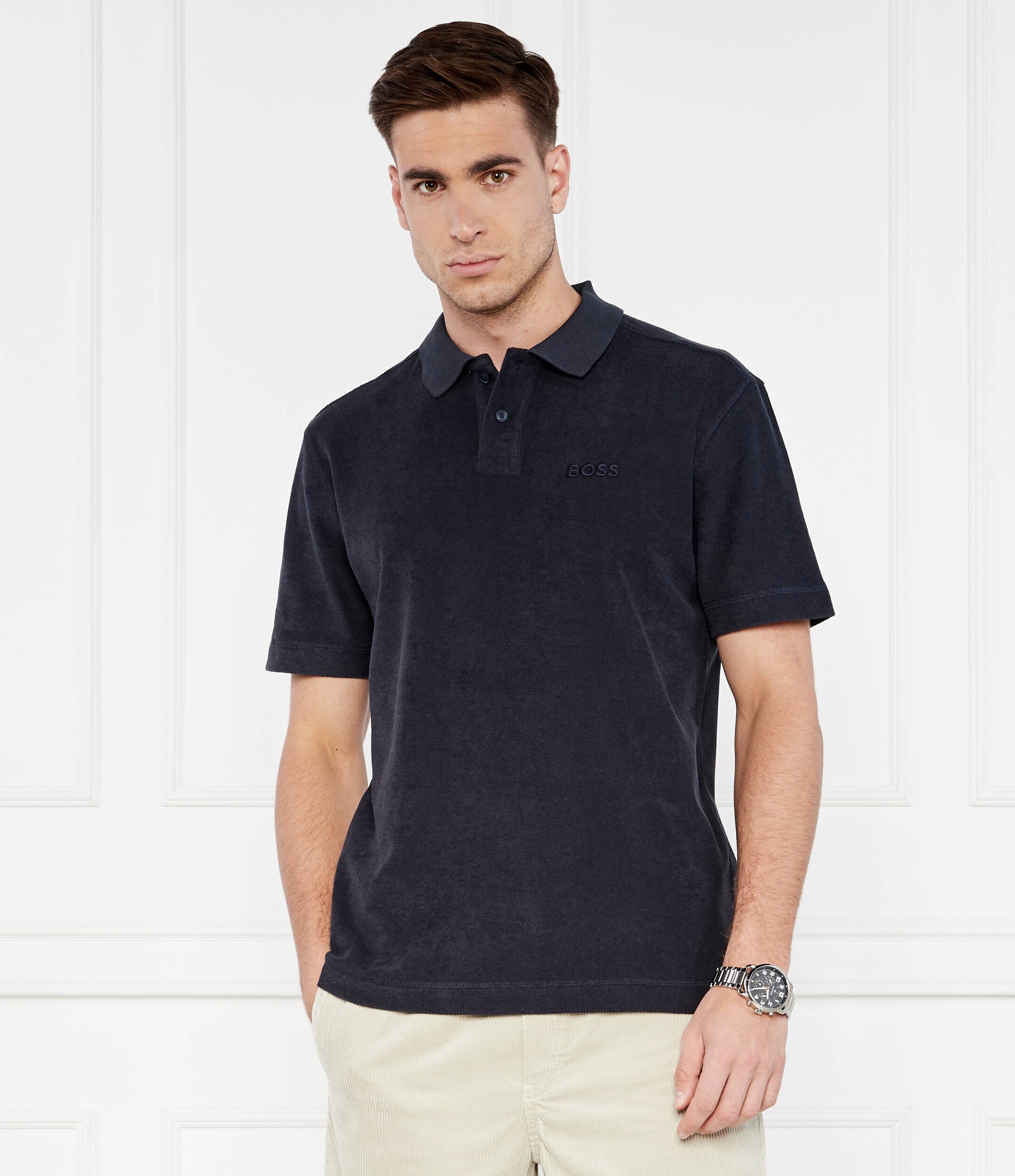 Boss Orange Polo Pe_Towel | Relaxed fit