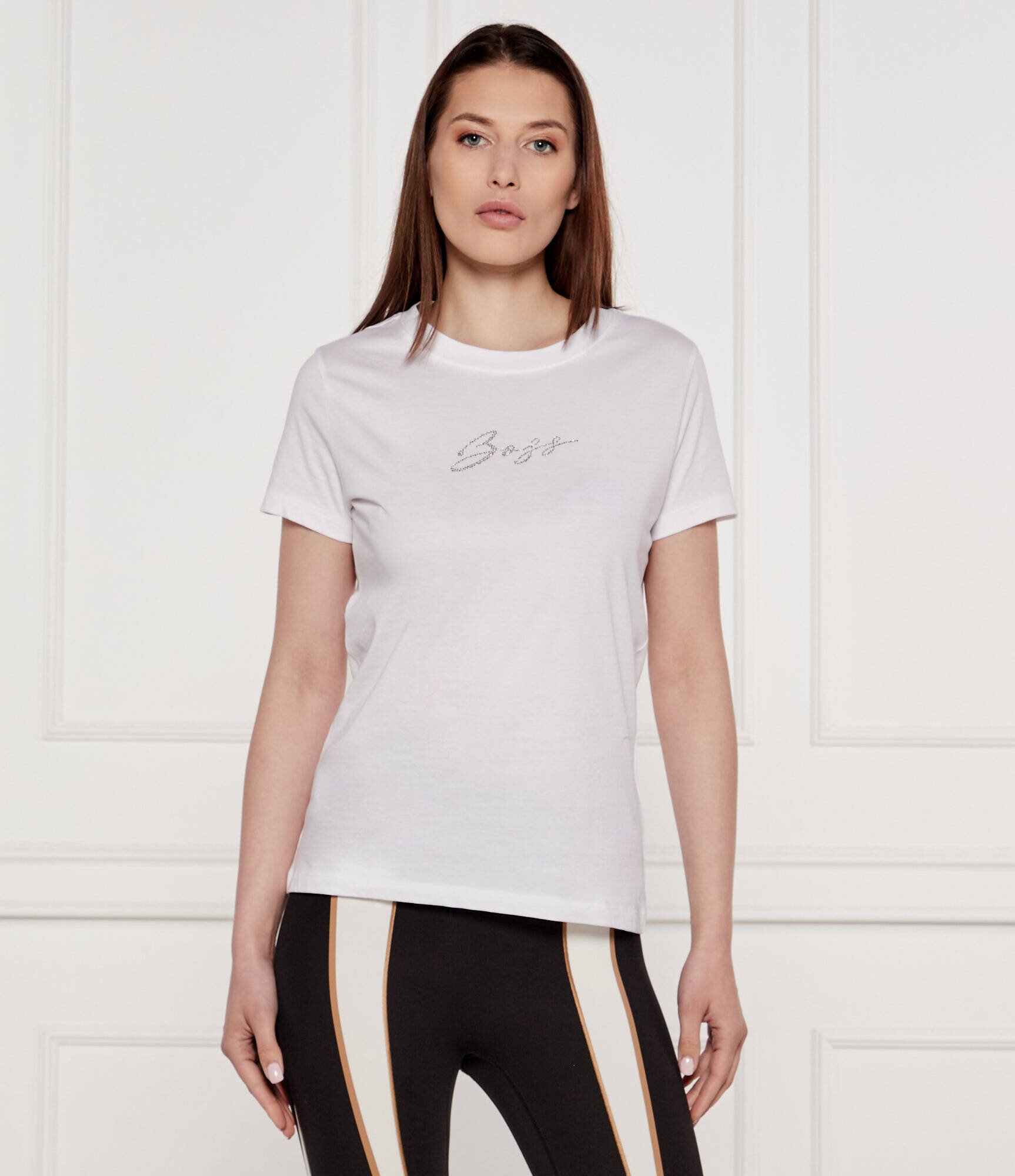 Boss Orange Tricou C_Esogo_2_MA_crystal | Regular Fit