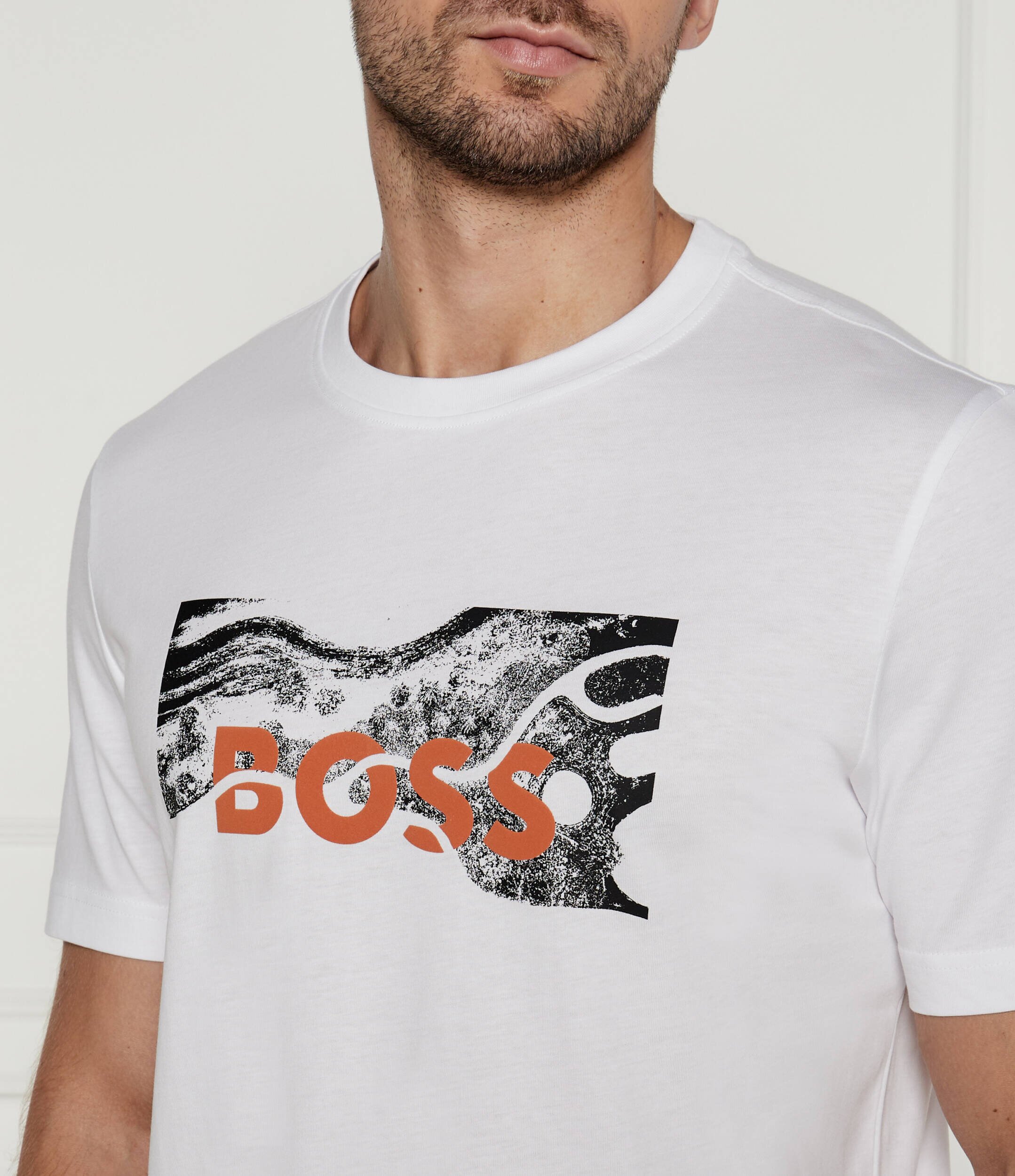 Boss Orange Tricou TE_BUILDING | Regular Fit