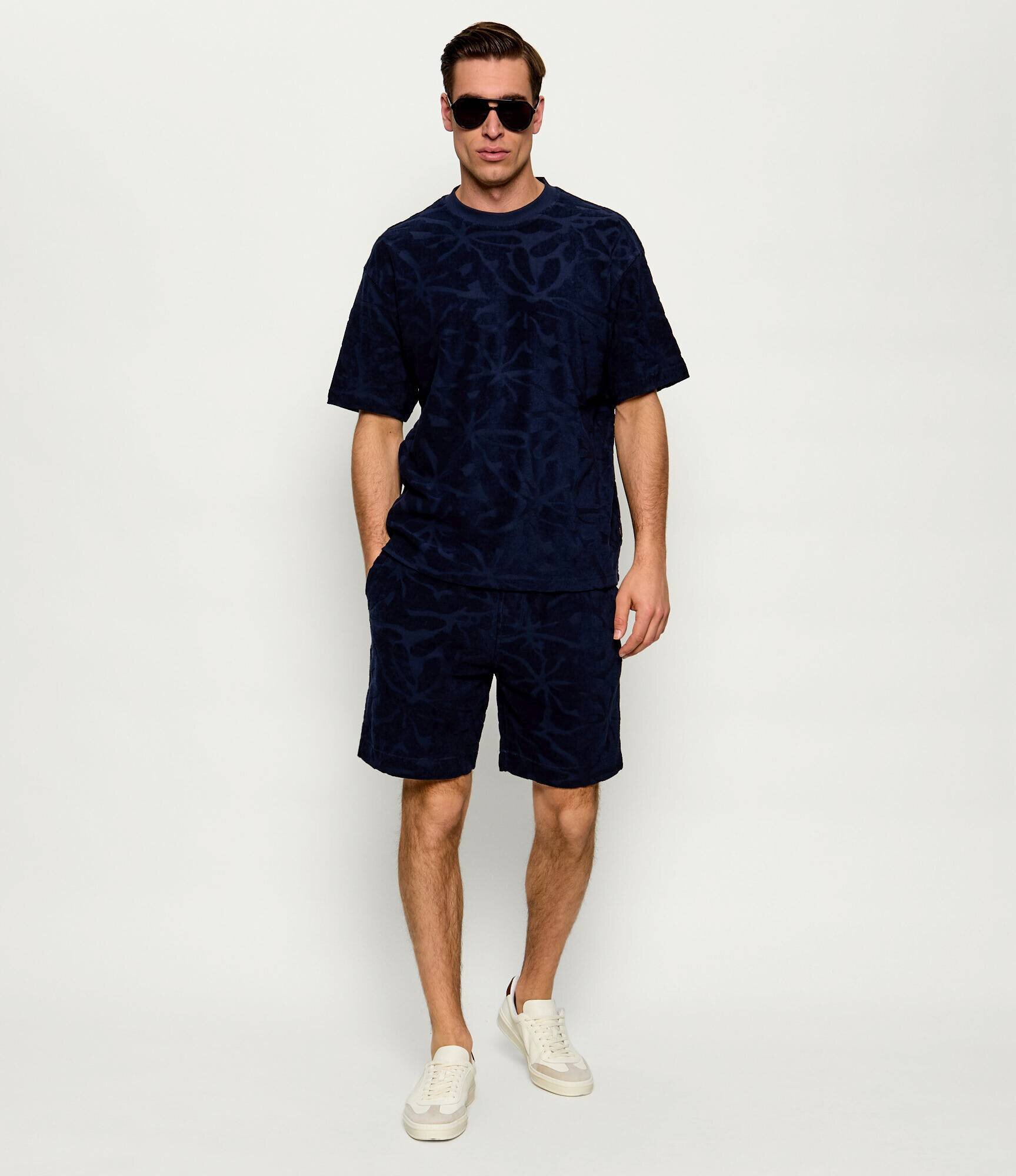 Boss Orange Tricou Te_Flower | regular fit frotir