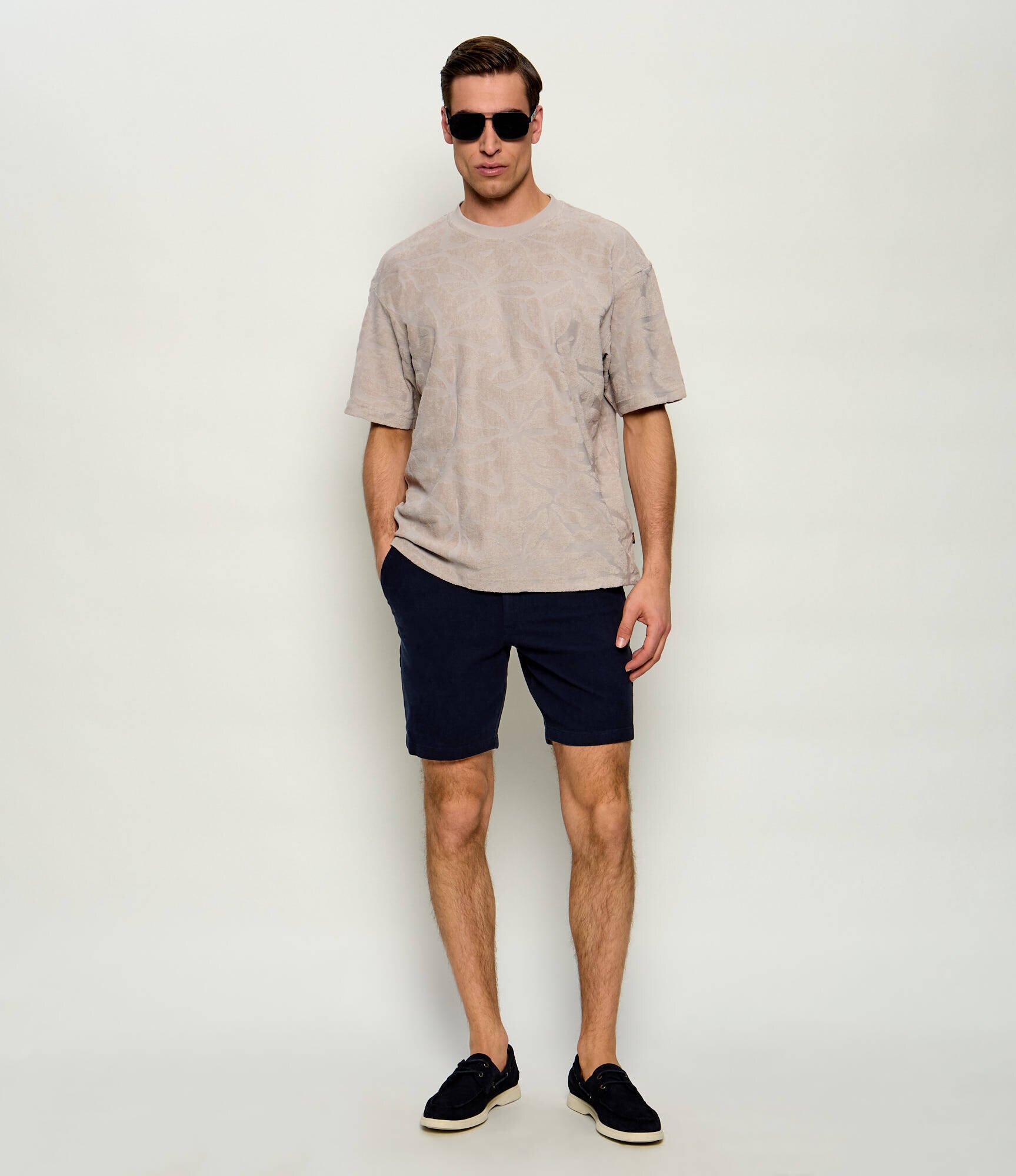Boss Orange Tricou Te_Flower | regular fit frotir