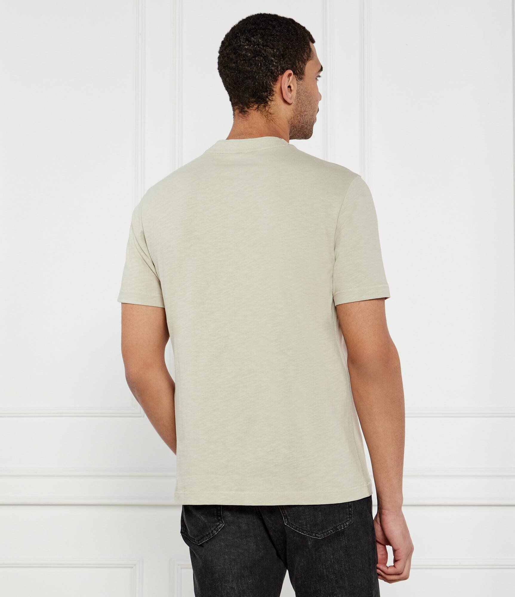 Boss Orange Tricou Te_linenlogo | Regular Fit | cu adaos de in