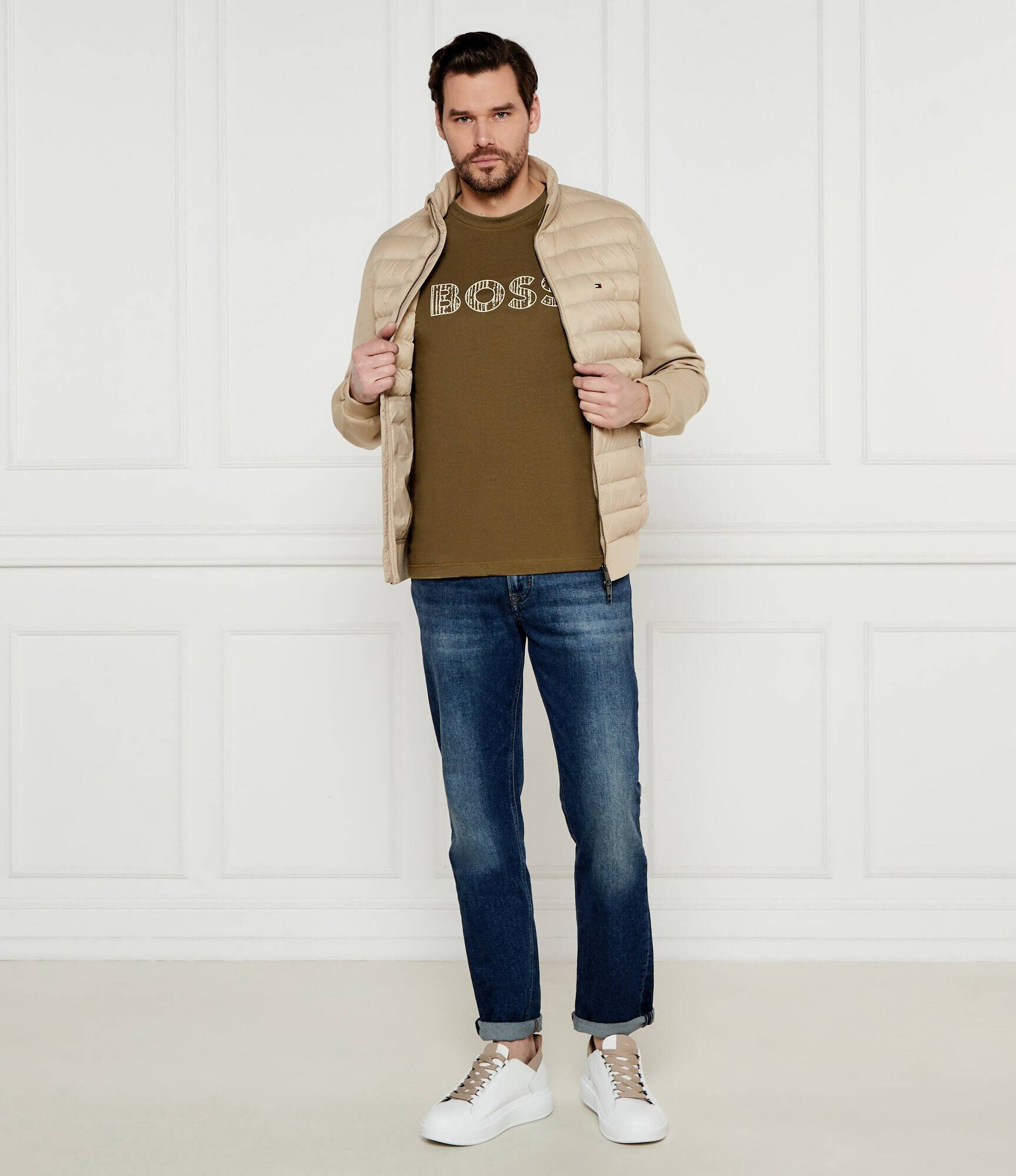 Boss Orange Tricou Te_logotexture | Slim Fit