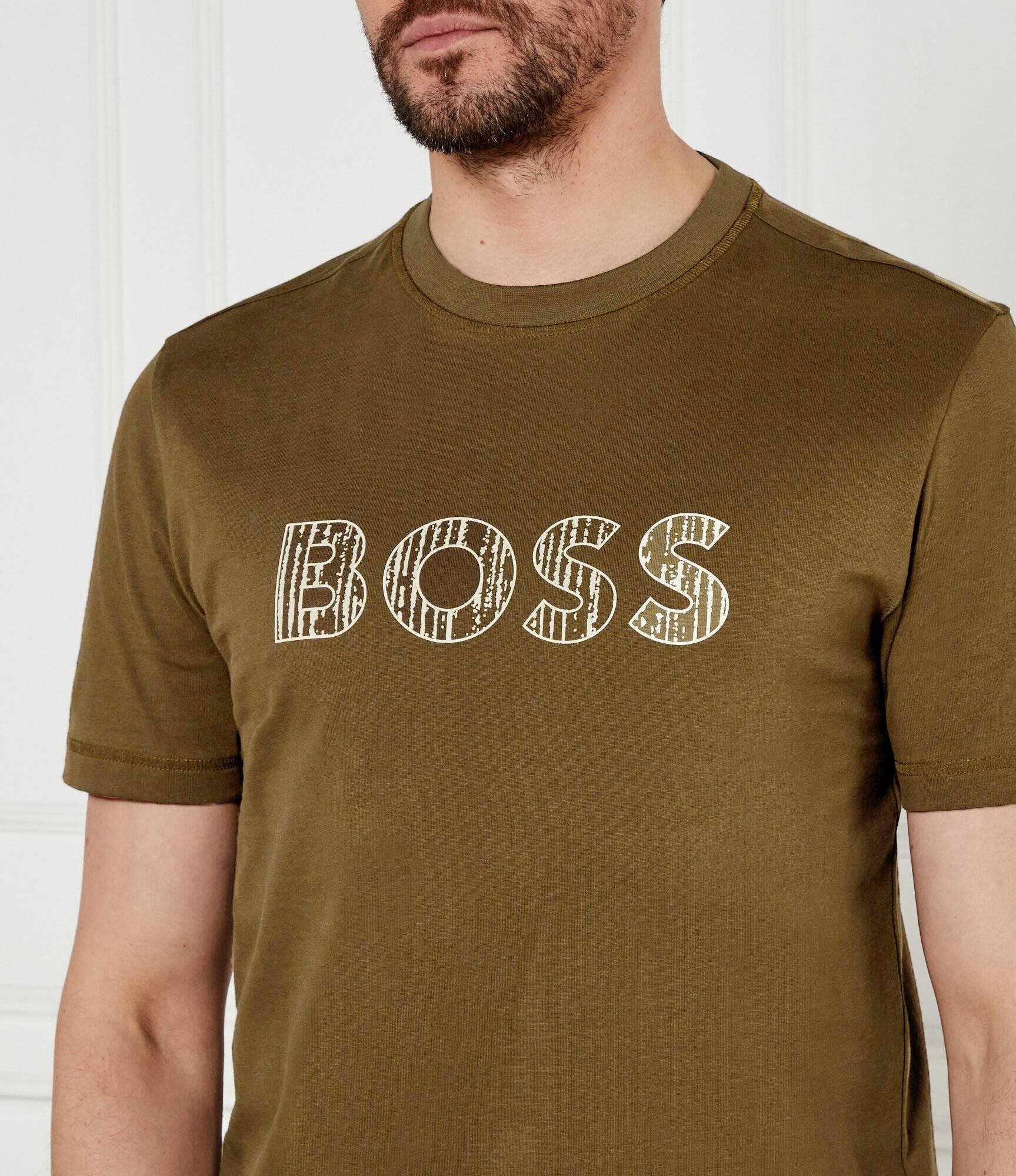 Boss Orange Tricou Te_logotexture | Slim Fit