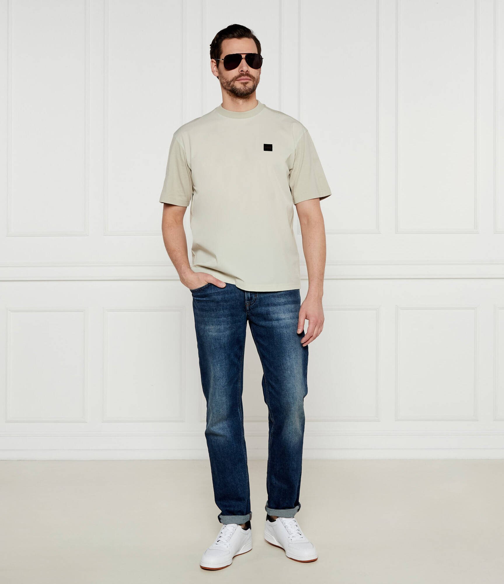 Boss Orange Tricou Te_nylonfront | Relaxed fit
