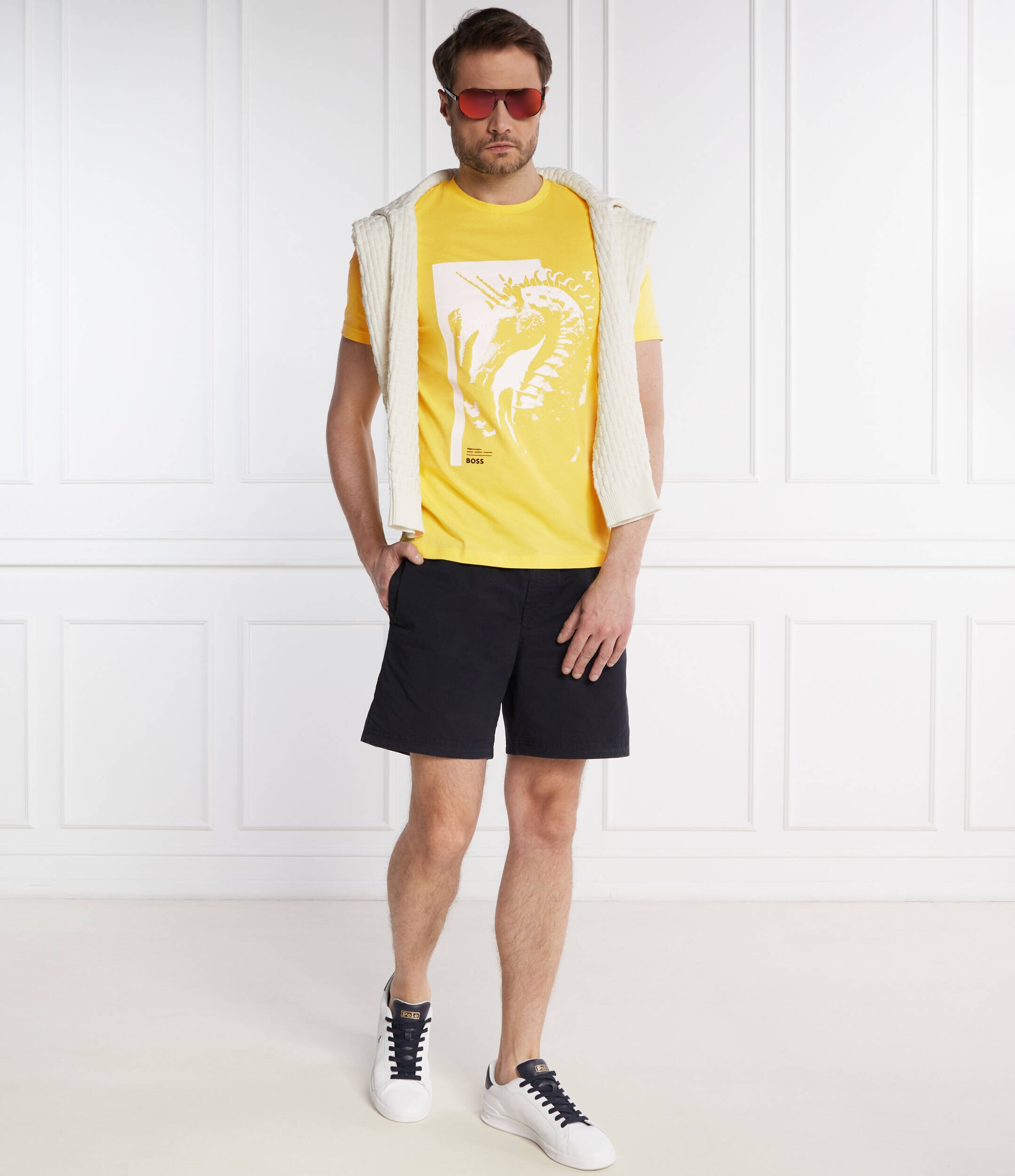 Boss Orange Tricou Te_Sea_horse | Regular Fit