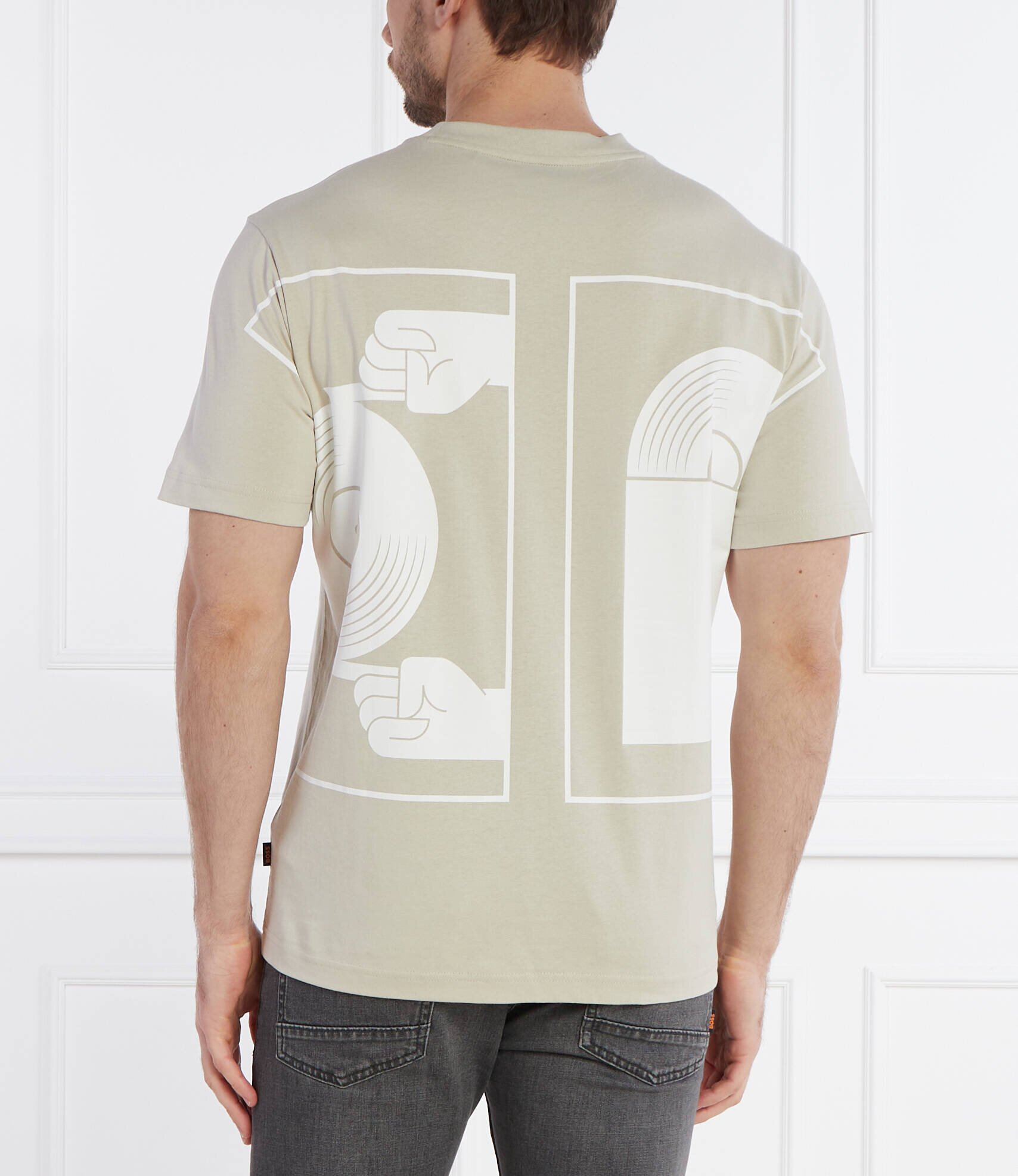 Boss Orange Tricou Te_Vinyl | Regular Fit