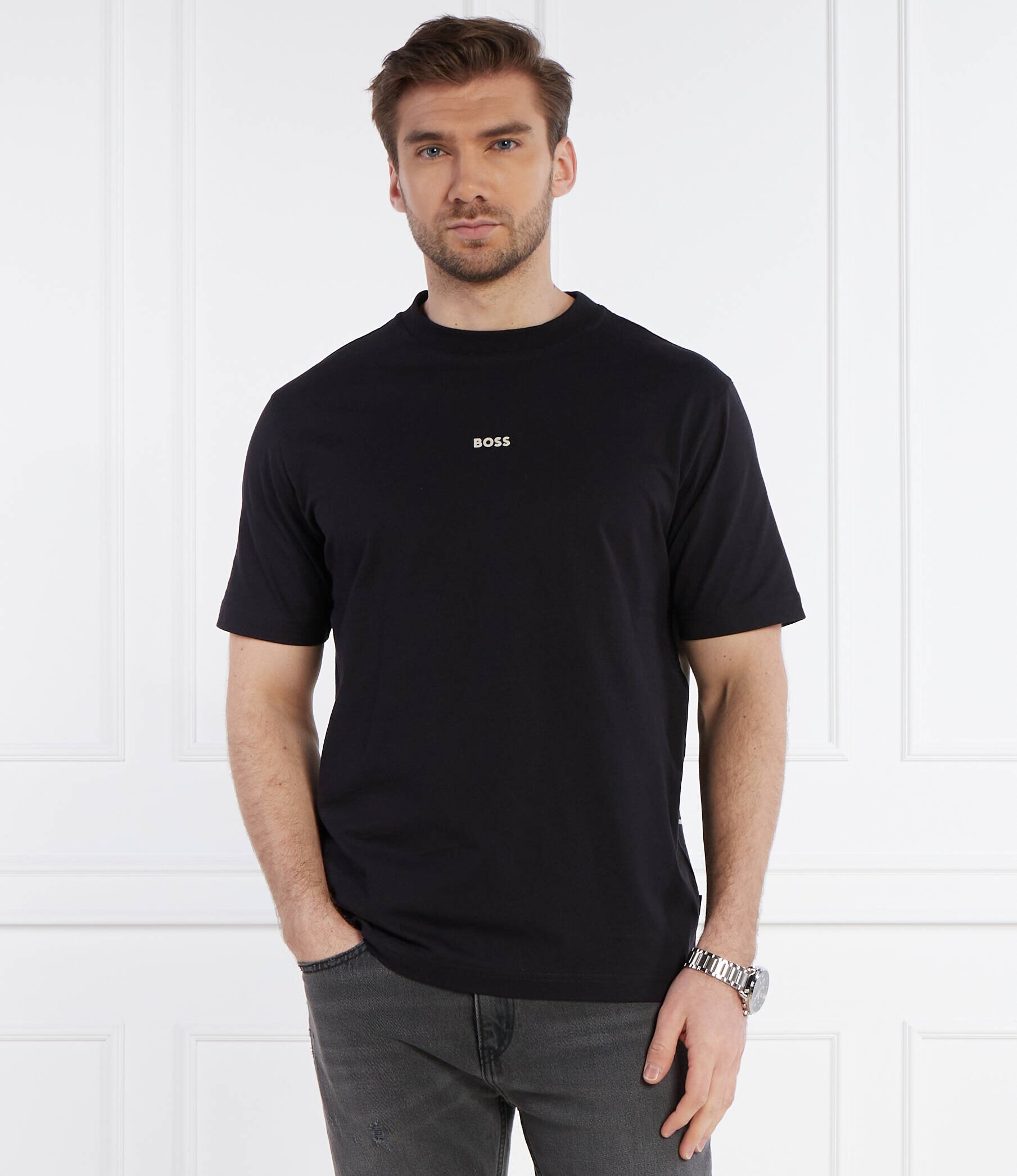 Boss Orange Tricou Te_Vinyl | Regular Fit