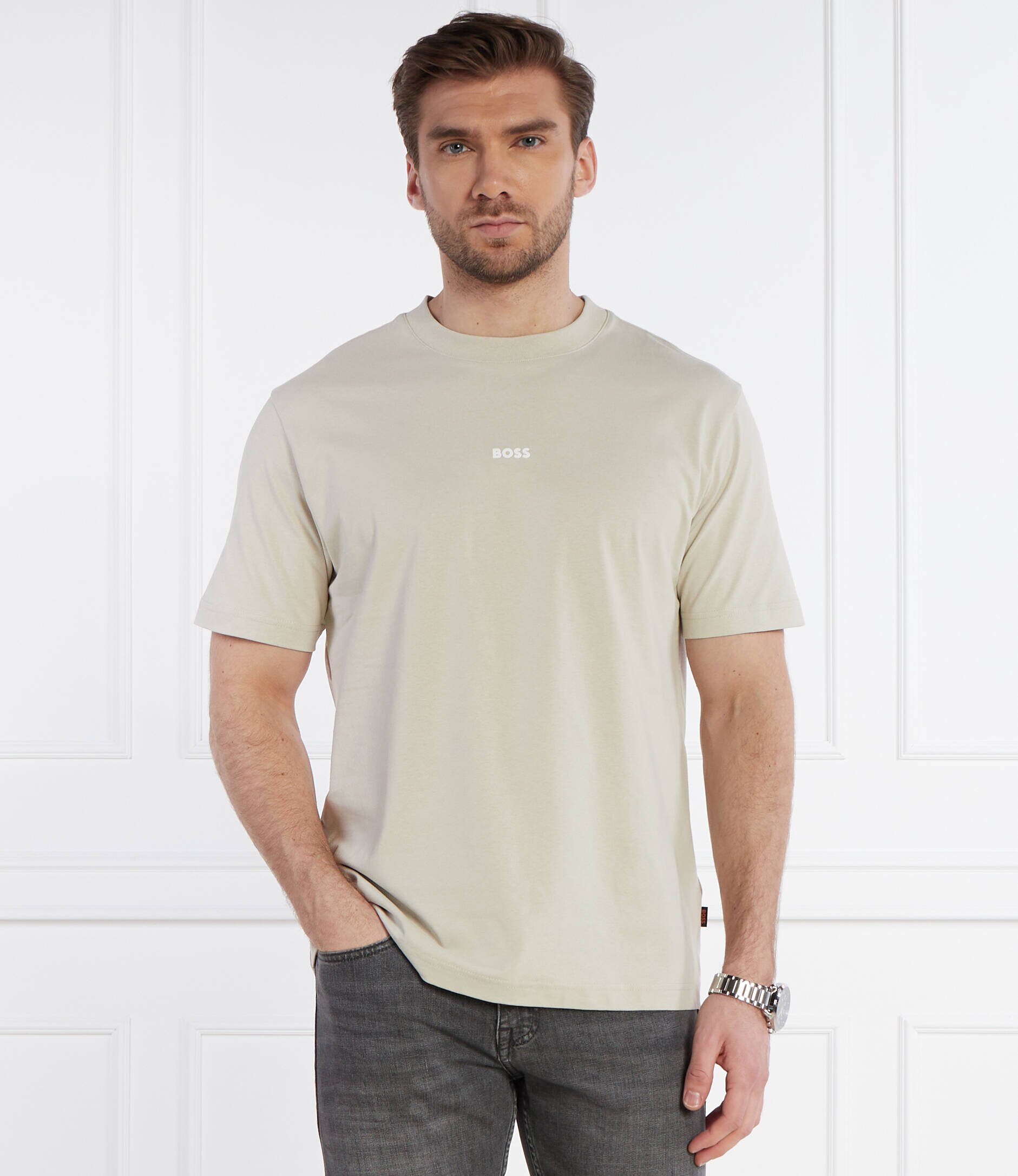 Boss Orange Tricou Te_Vinyl | Regular Fit
