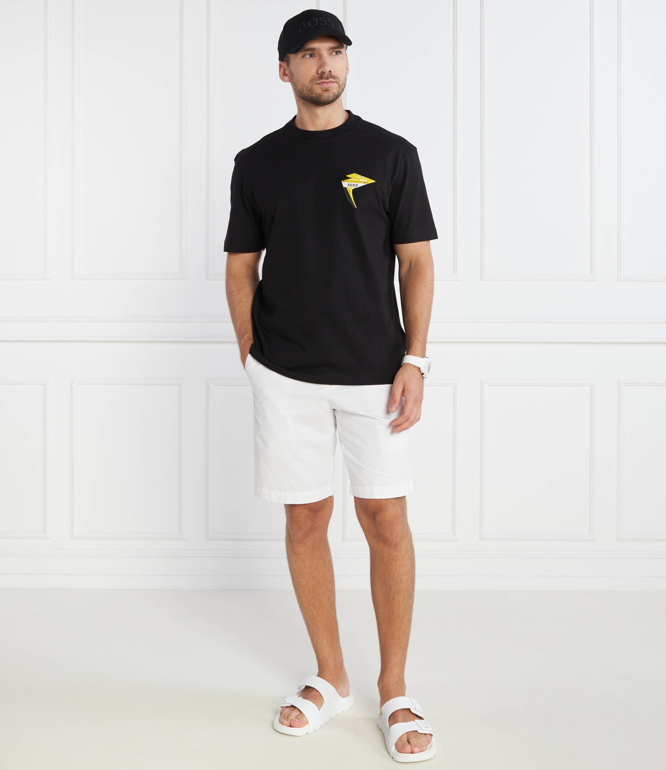 Boss Orange Tricou TeeBikerGear | Relaxed fit