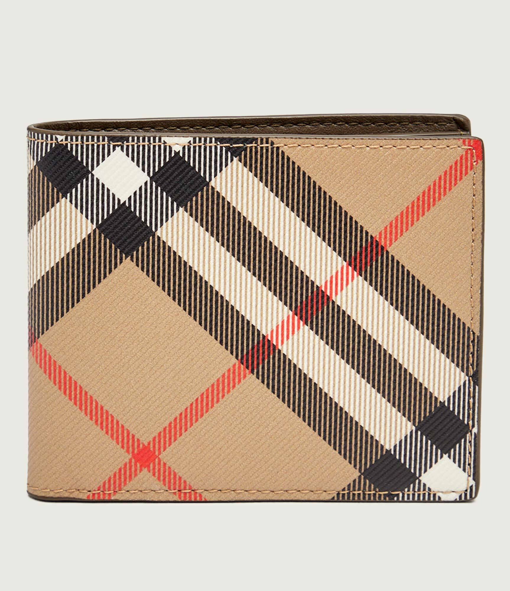 Burberry Portofel cu adaos de piele