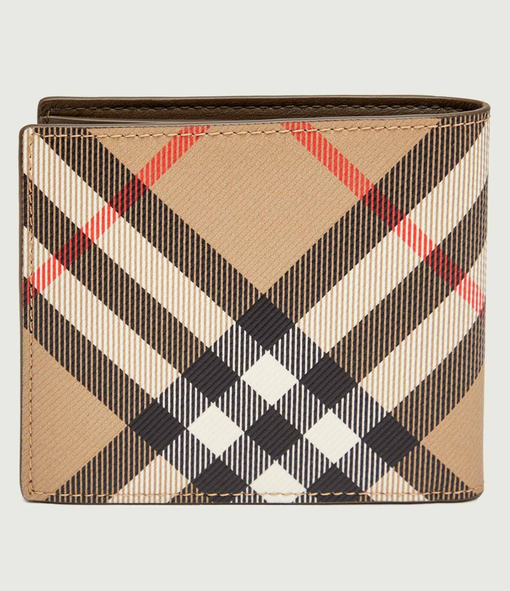 Burberry Portofel cu adaos de piele