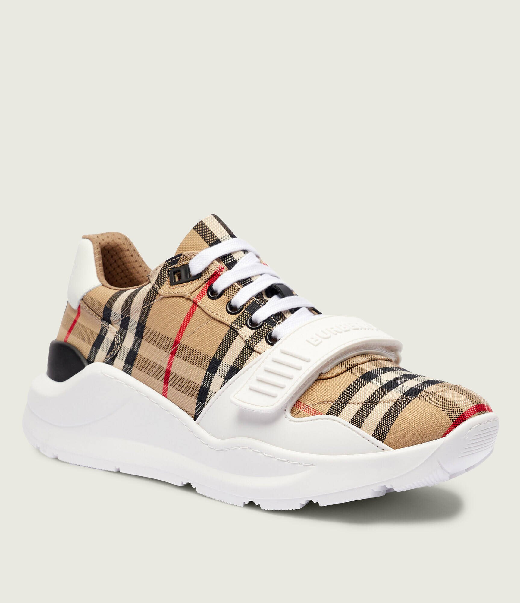 Burberry Sneakers cu adaos de piele