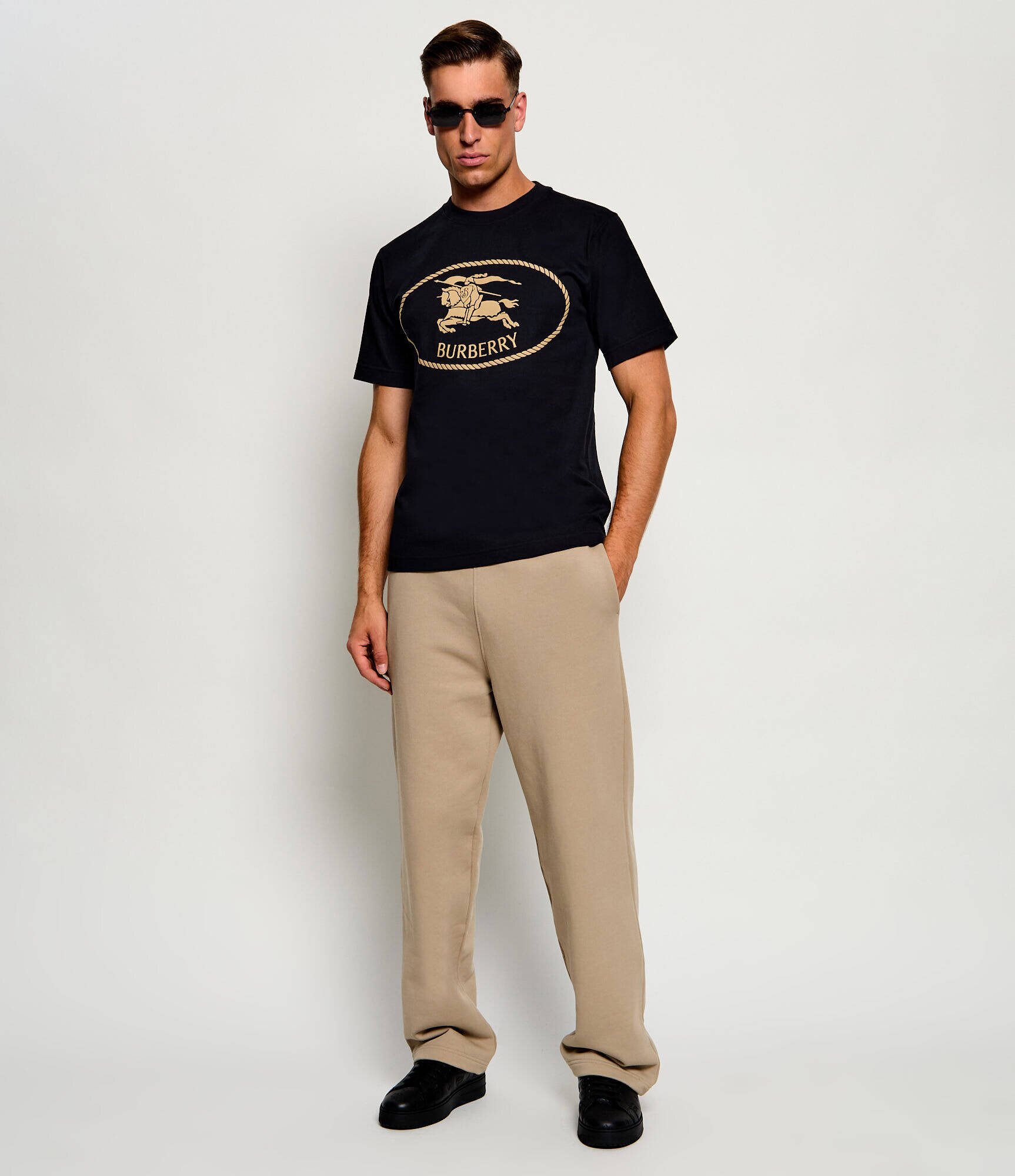 Burberry Tricou Knight Stamp | Slim Fit