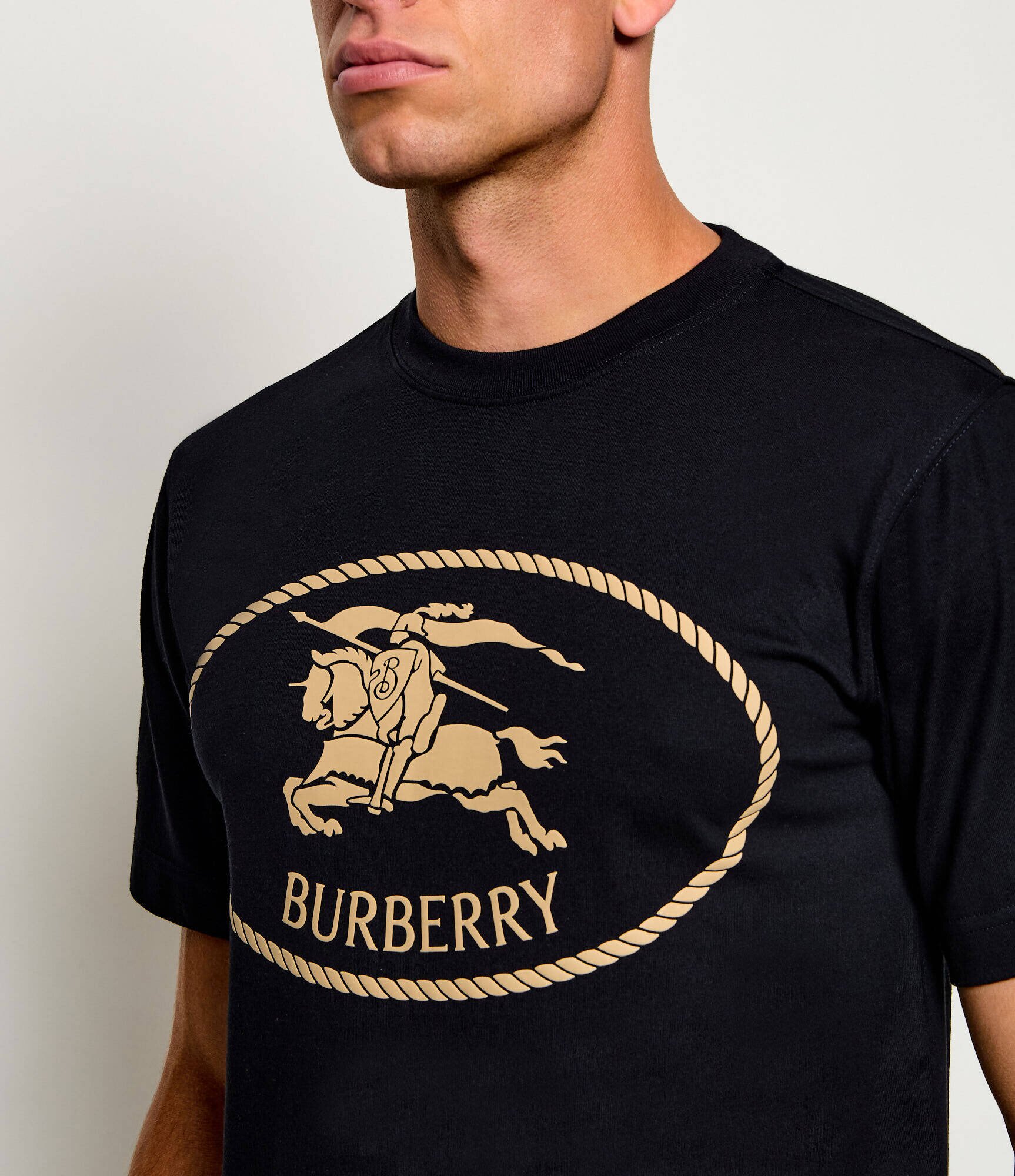 Burberry Tricou Knight Stamp | Slim Fit