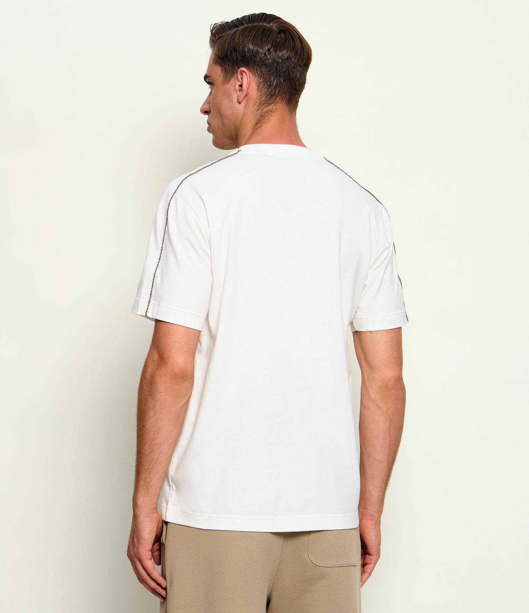 Burberry Tricou Seth Chk Ppg | regular fit