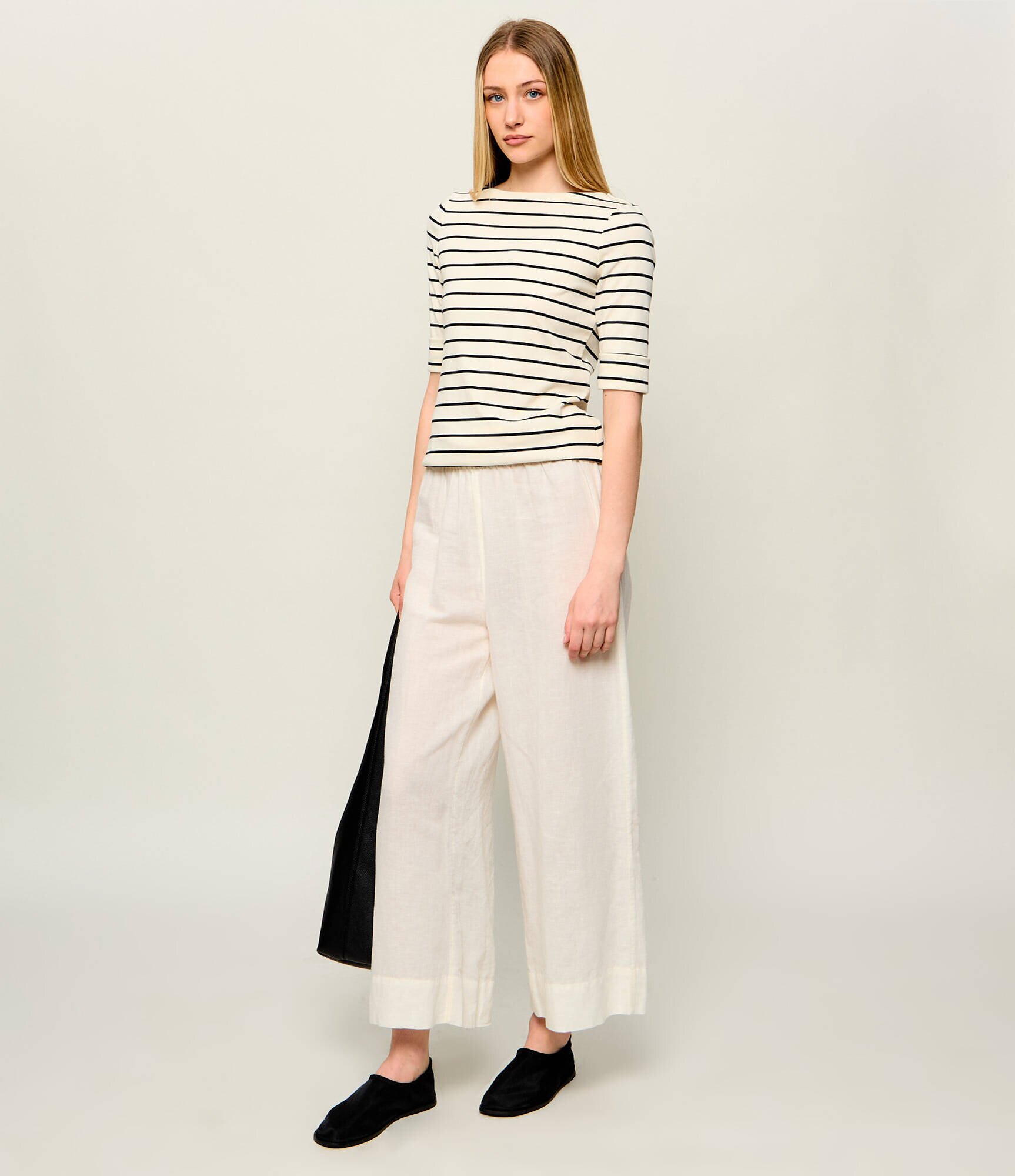 Calvin Klein Balerini cu adaos de piele