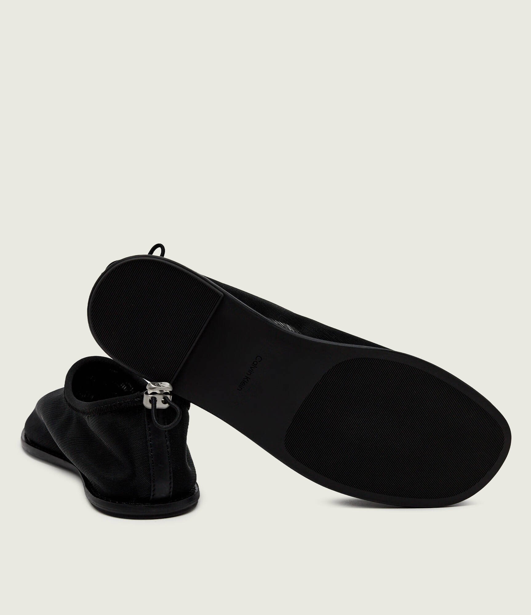 Calvin Klein Balerini cu adaos de piele