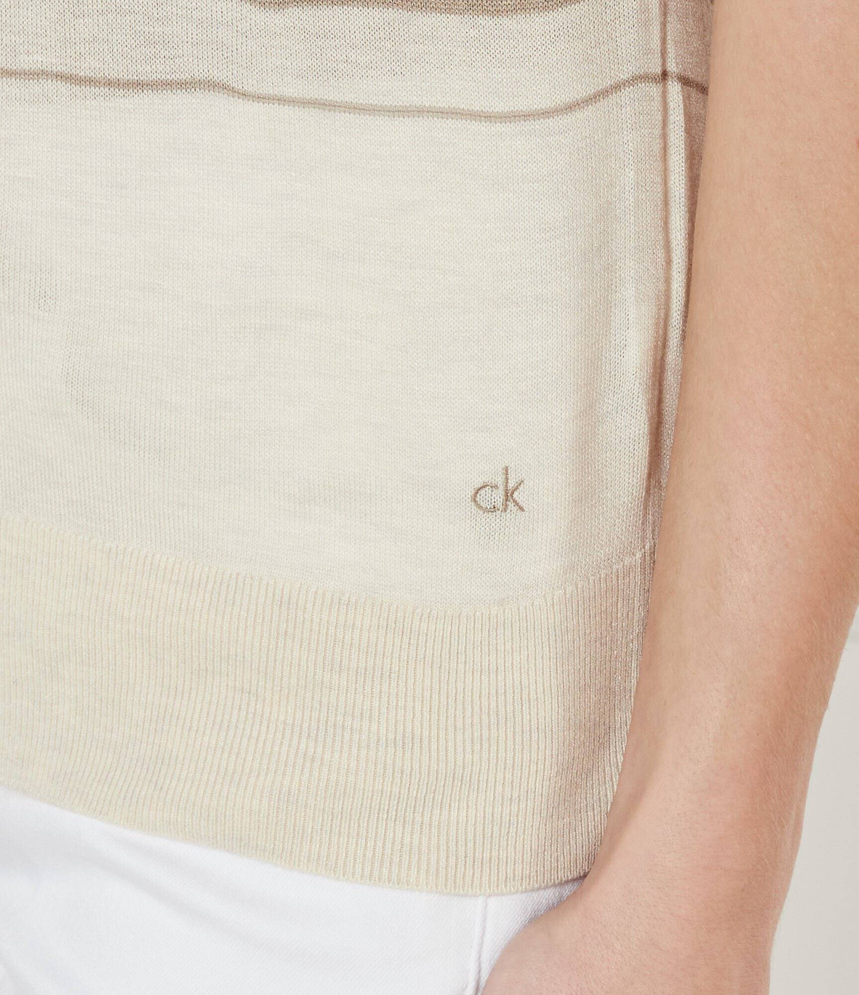 Calvin Klein Bluză | Regular Fit cu adaos de mătase