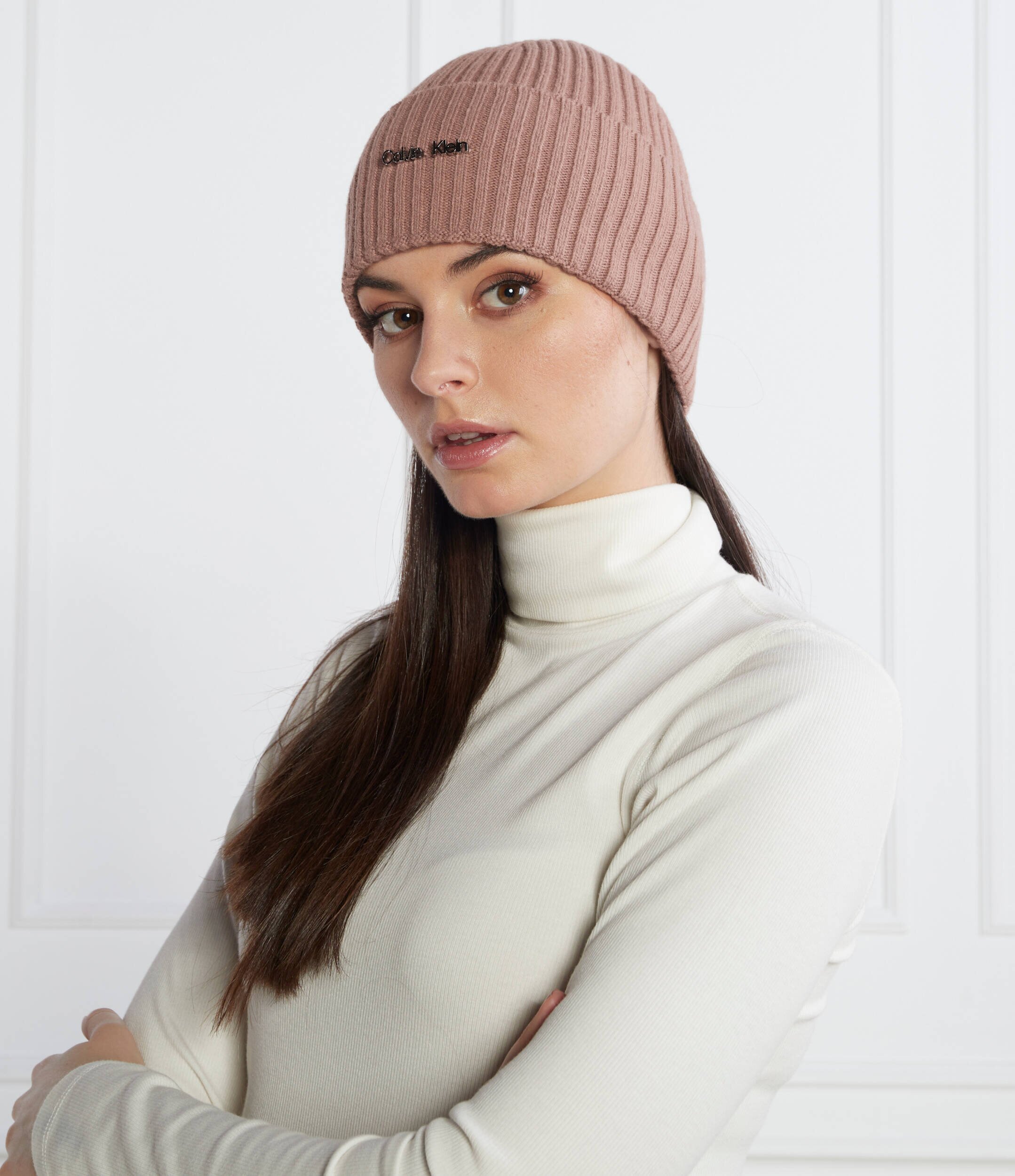 Calvin Klein Căciulă cu adaos de lână și cașmir