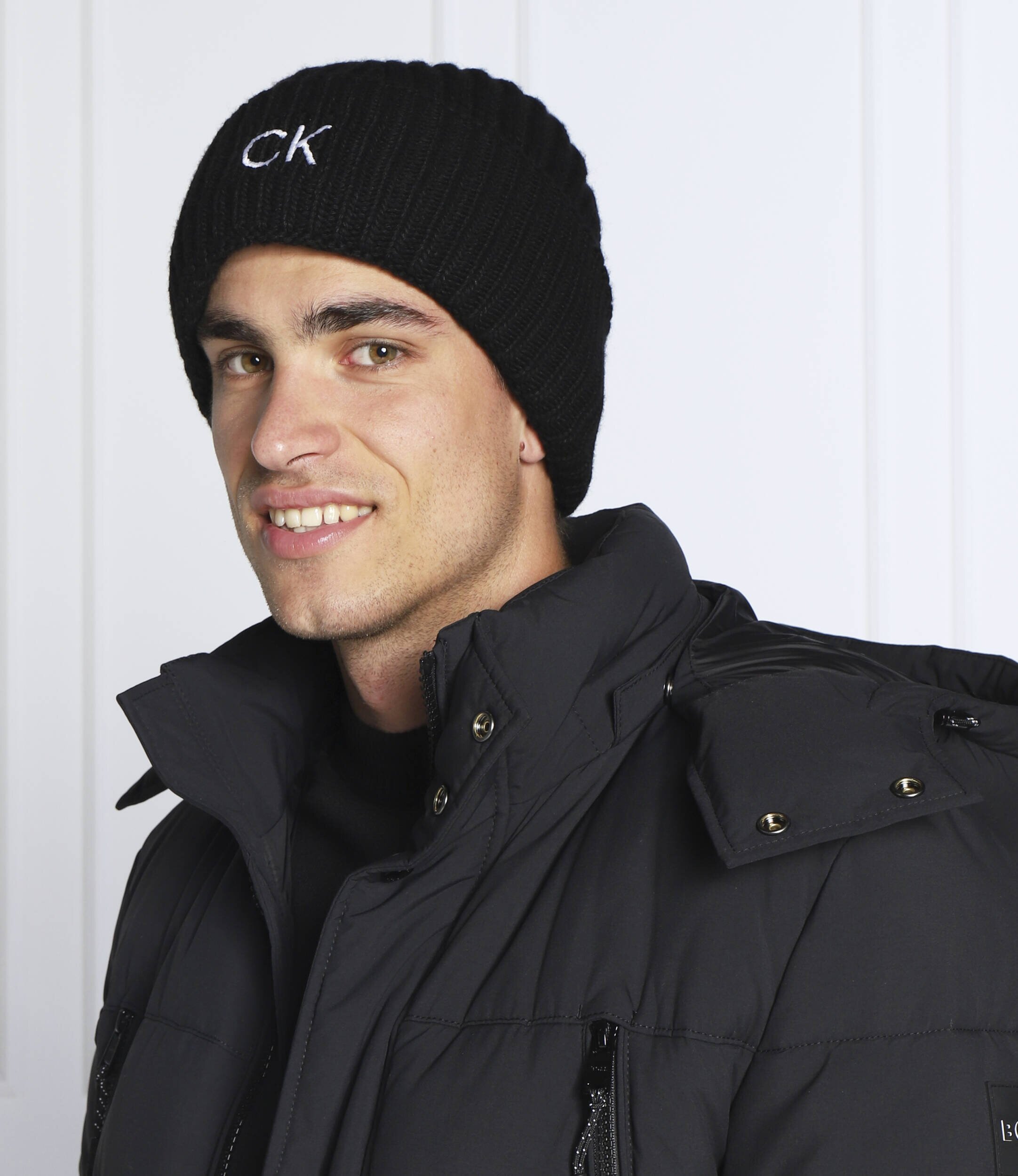 Calvin Klein Căciulă ELEVATED cu adaos de lână și cașmir