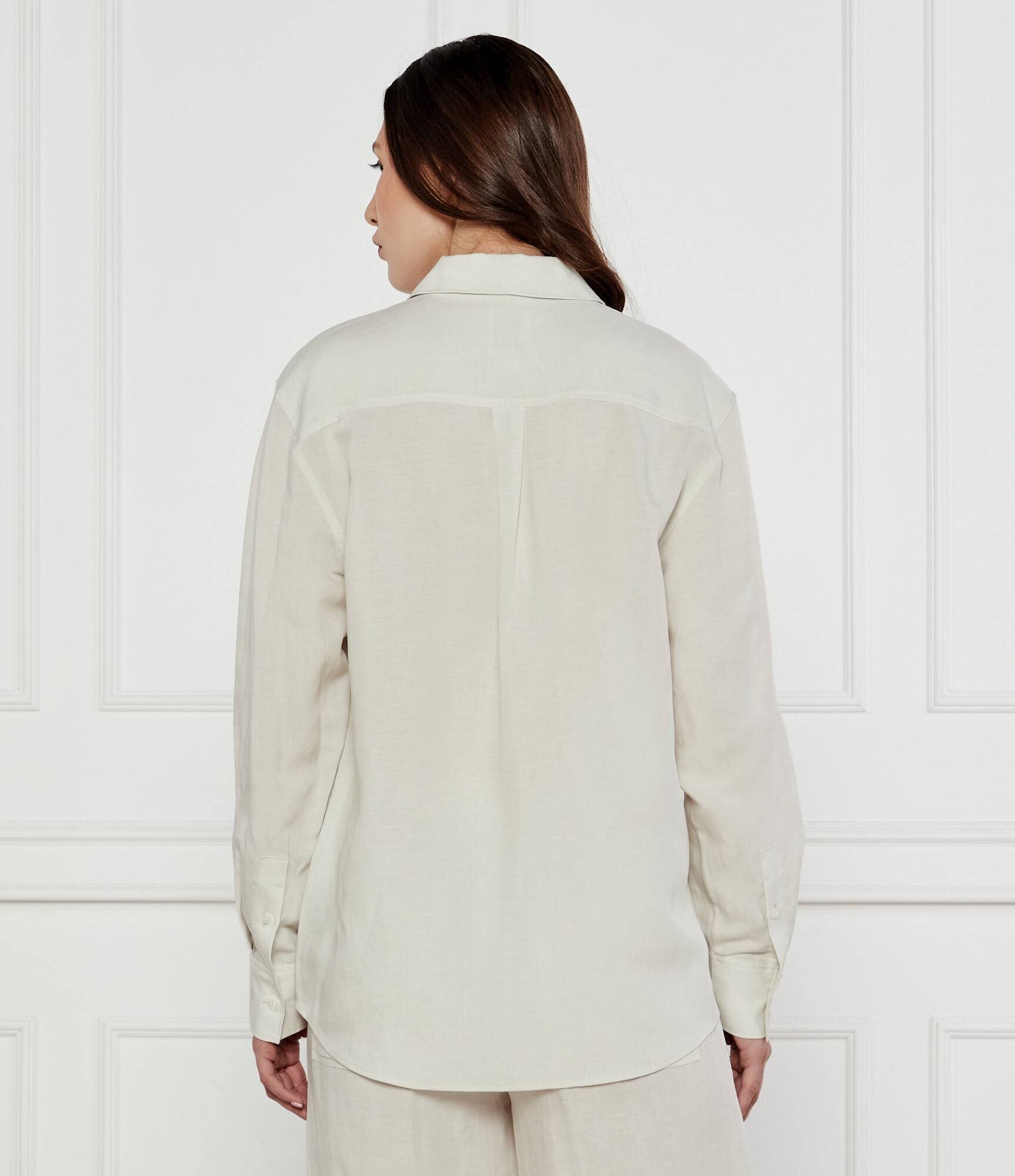 Calvin Klein Cămașă | Regular Fit | cu adaos de in