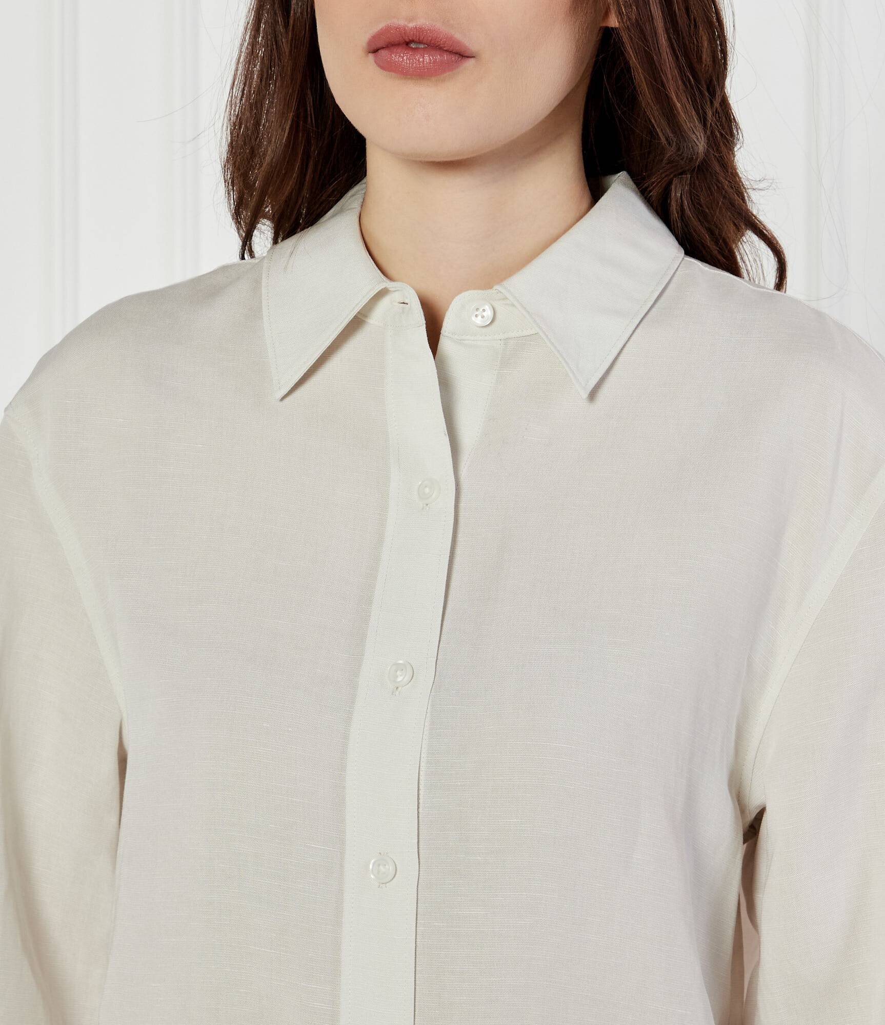 Calvin Klein Cămașă | Regular Fit | cu adaos de in