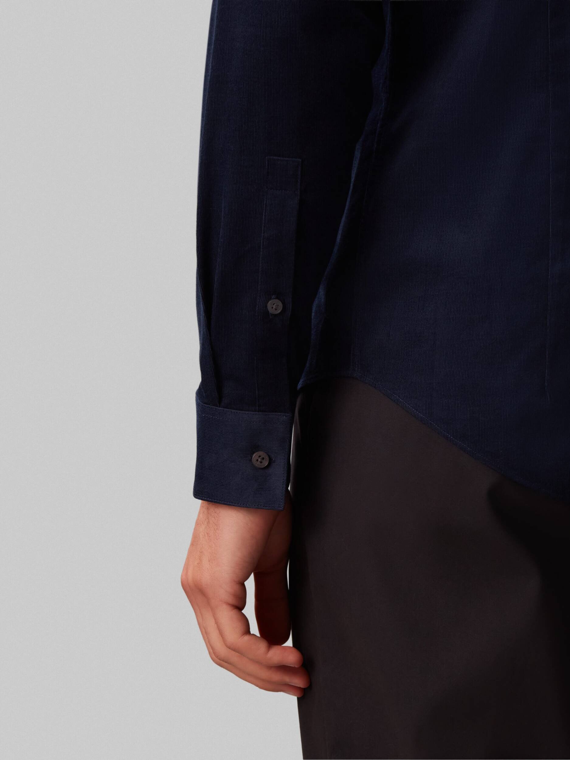 Calvin Klein Cămașă | Slim Fit | catifea reiată